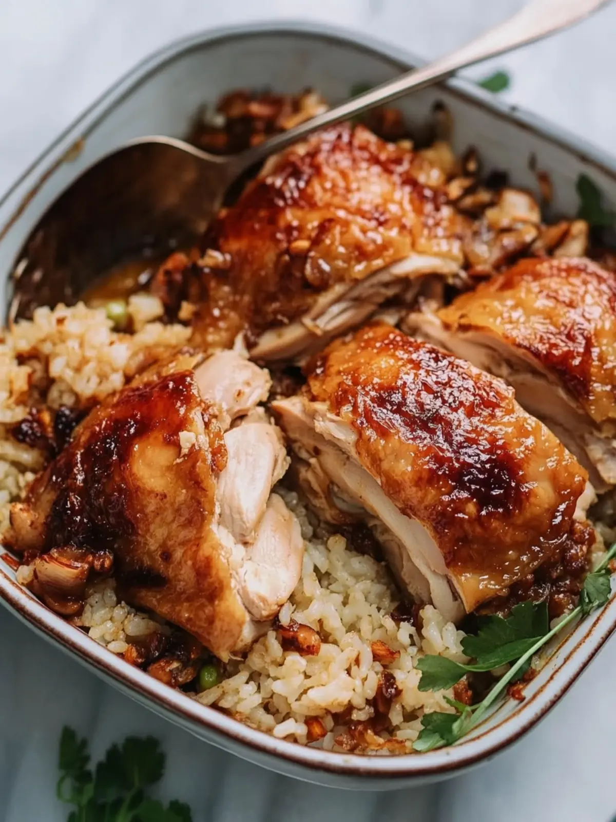Savory Roasted Chicken with Sticky Rice Delight 4 Roasted Chicken with Sticky Rice