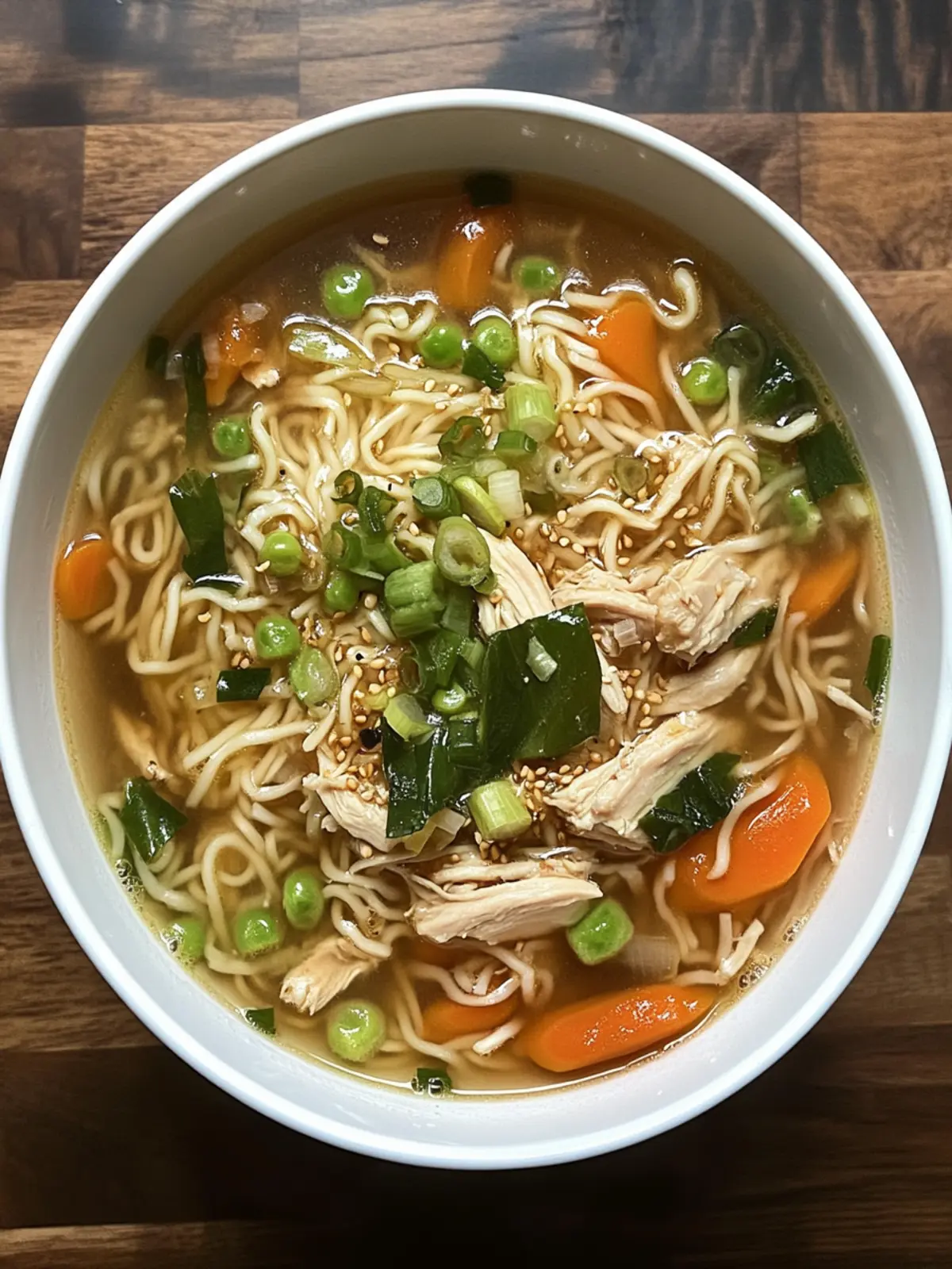 Ginger Scallion Chicken Noodle Soup for Cozy Nights at Home 3 Ginger Scallion Chicken Noodle Soup