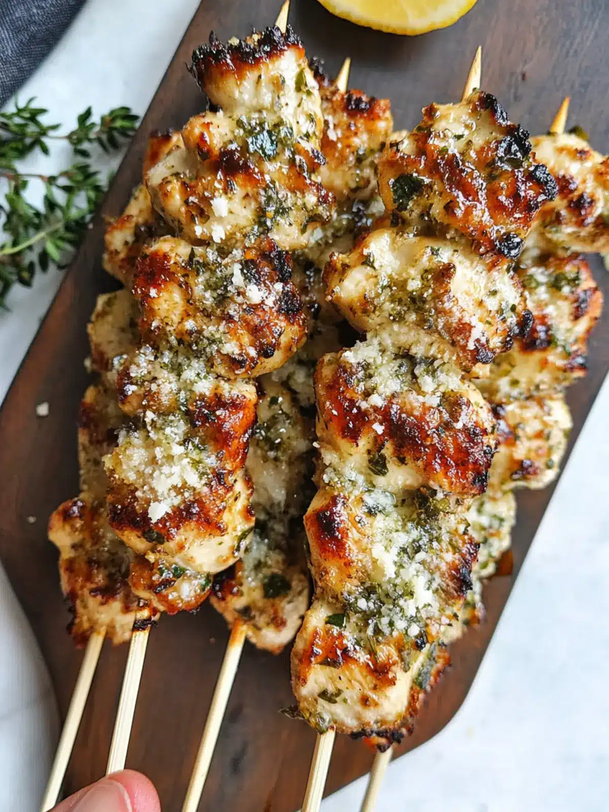 Irresistible Garlic Parmesan Chicken Skewers for Flavor Lovers 3 Garlic Parmesan Chicken Skewers