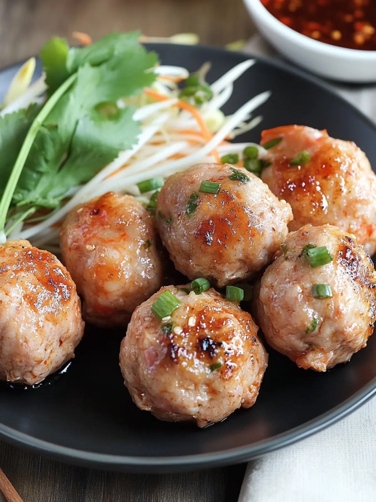 Savory Asian Pork and Shrimp Meatballs for Every Gathering 4 Asian Pork and Shrimp Meatballs