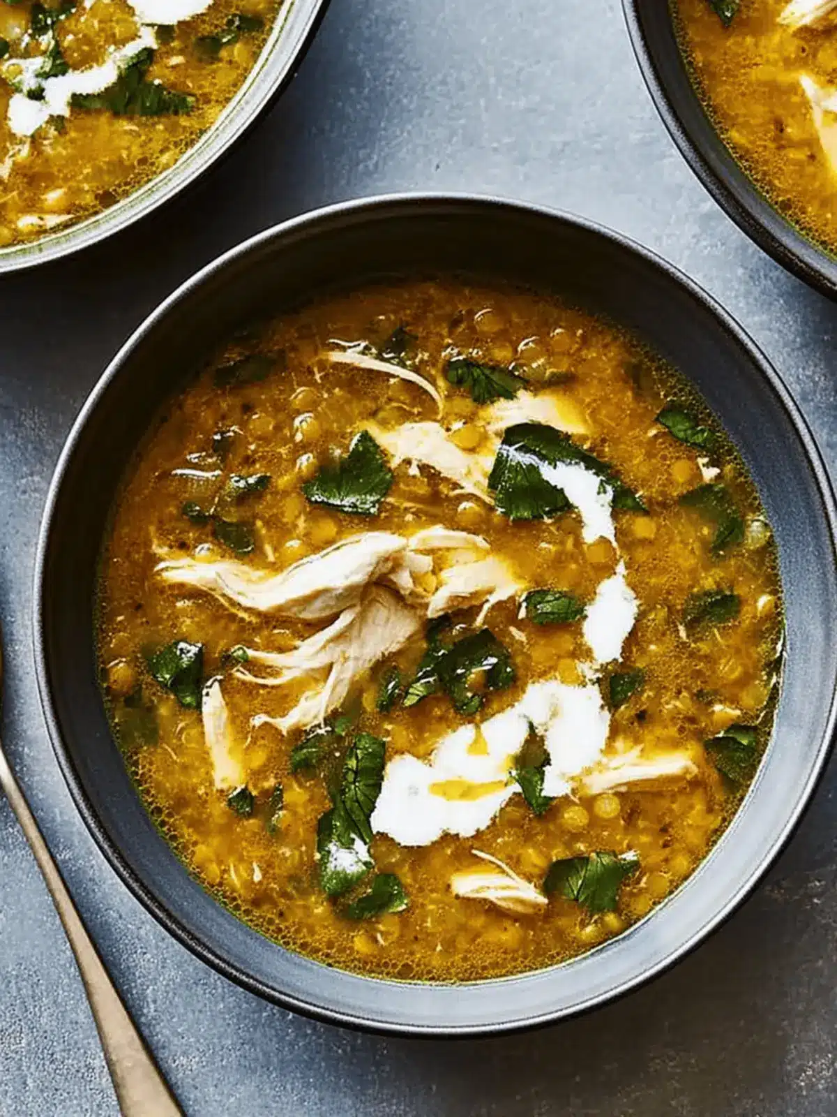 Chicken and Red Lentil Soup With Lemony Yogurt Delight 2 Chicken and Red Lentil Soup With Lemony Yogurt