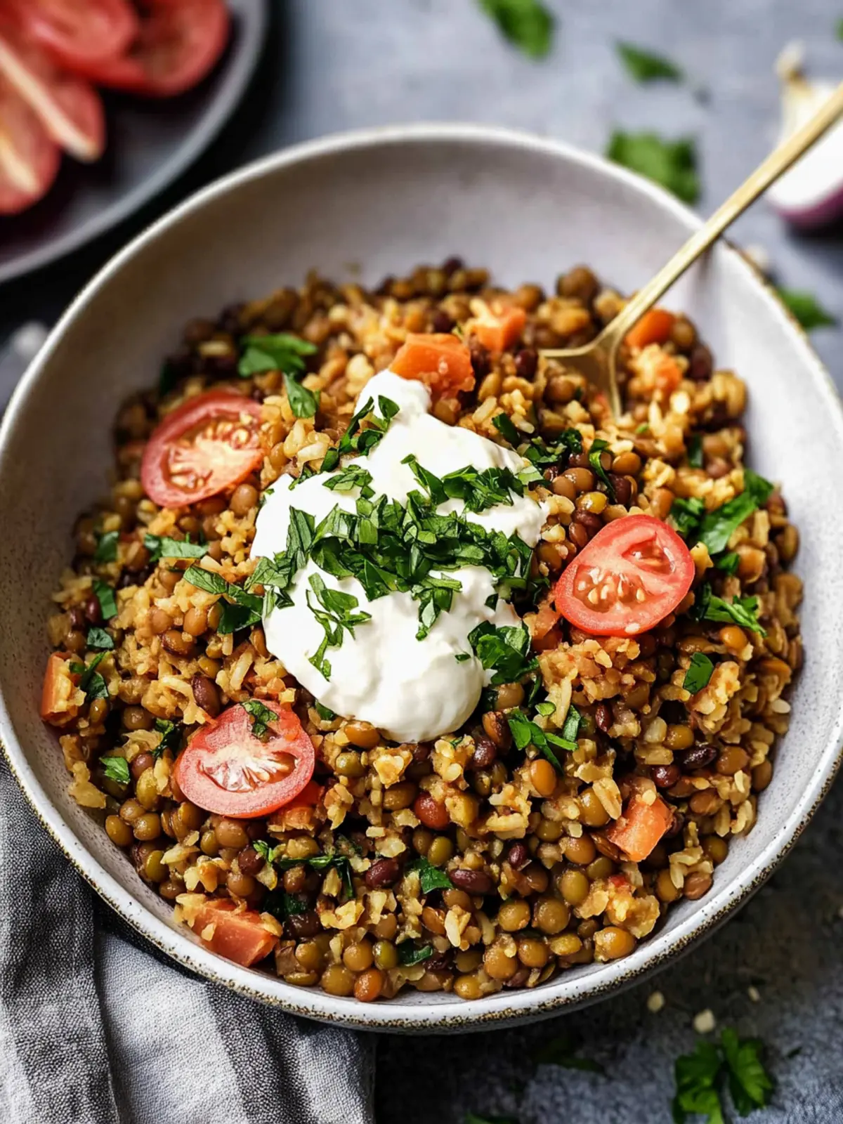 Authentic Lebanese Lentils and Rice: A Comforting Delight 4 Lebanese Lentils and Rice