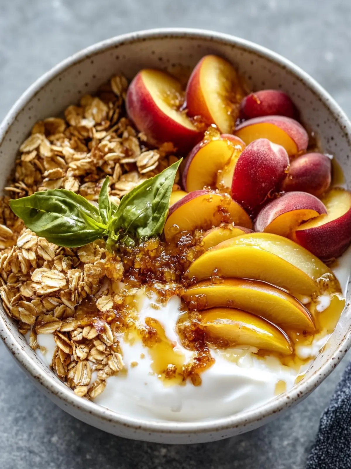 Caramelized Nectarine Yogurt Bowl for a Cozy Morning Boost 2 Caramelized Nectarine Yogurt Bowl