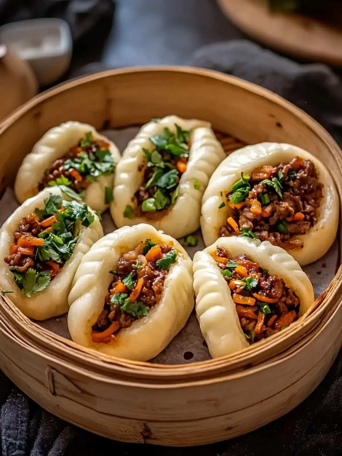 Make Fluffy Chinese Steamed Bao Buns Stuffed with Meat or Veggies! 3 Fluffy Chinese Steamed Bao Buns Stuffed with Meat or Veggies