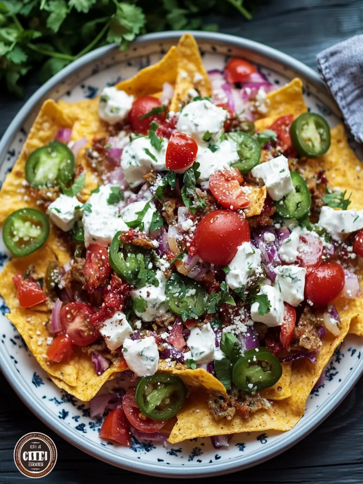 Delicious Greek Nachos with Cumin-Lamb for Game Day Fun 4 Greek Nachos