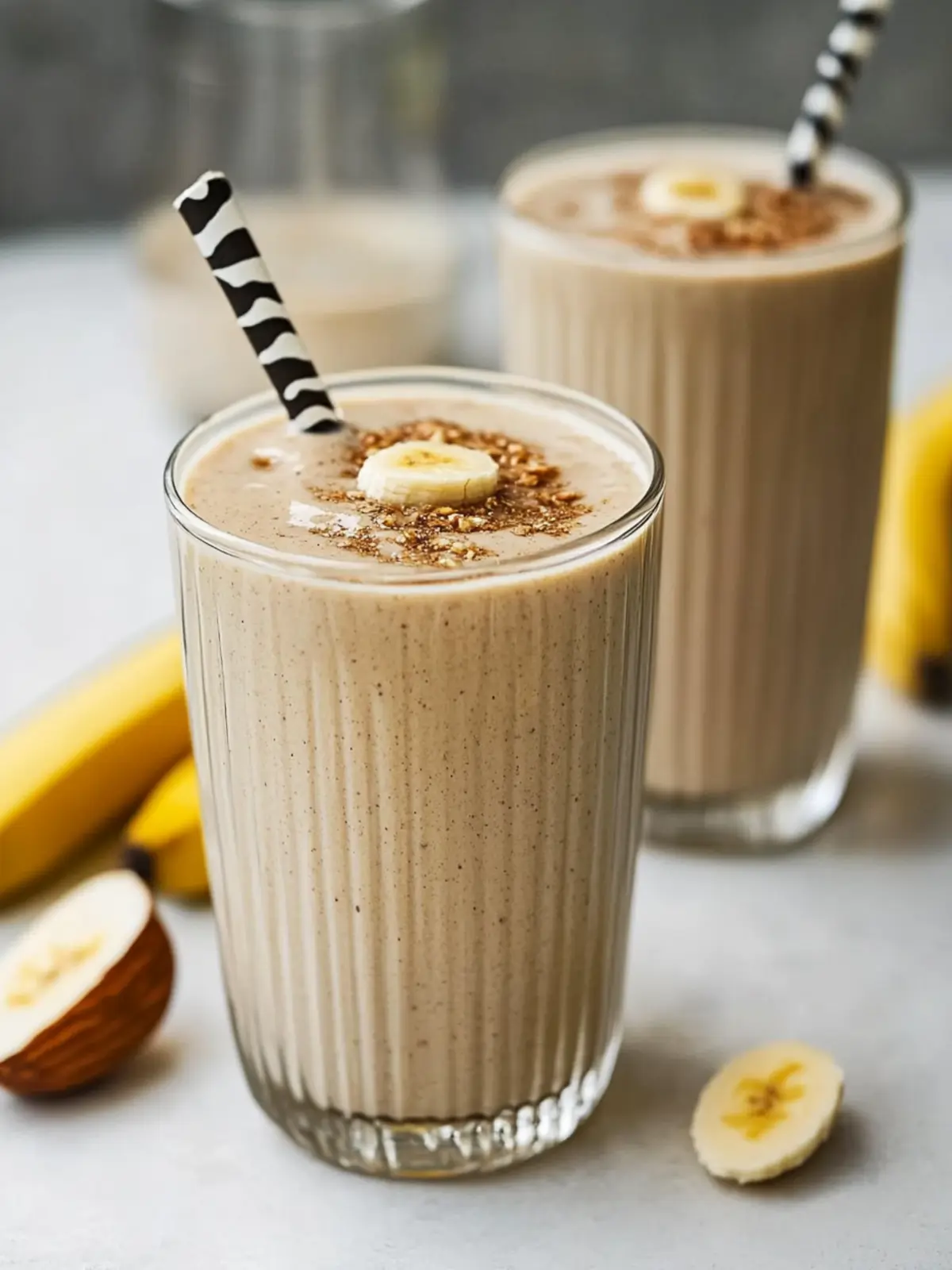 Deliciously Creamy Salted Banana Almond Butter Smoothie 4 Salted Banana Almond Butter Smoothie