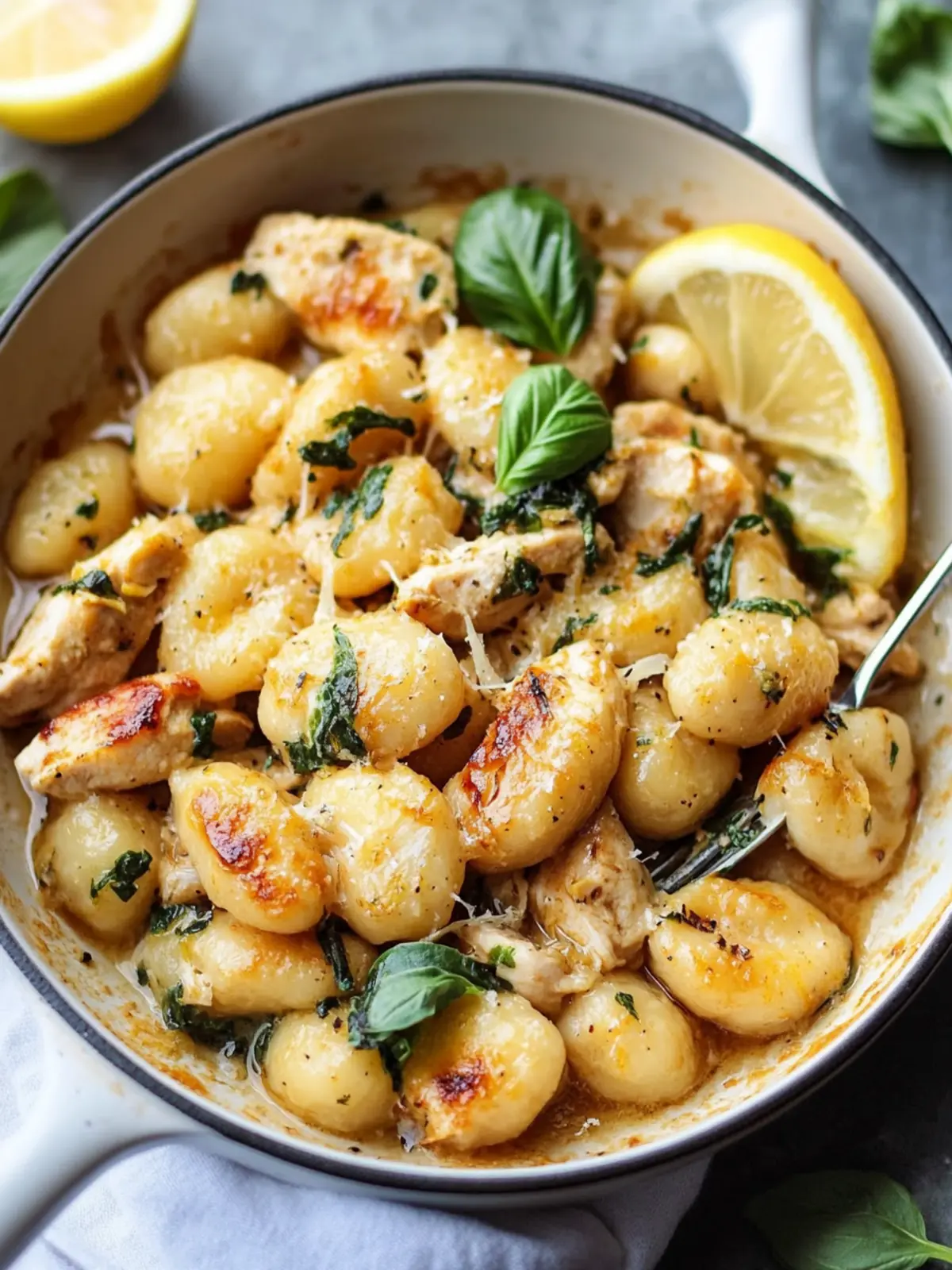 Lemon Chicken Gnocchi: Creamy Comfort in Every Bite 3 Lemon Chicken Gnocchi