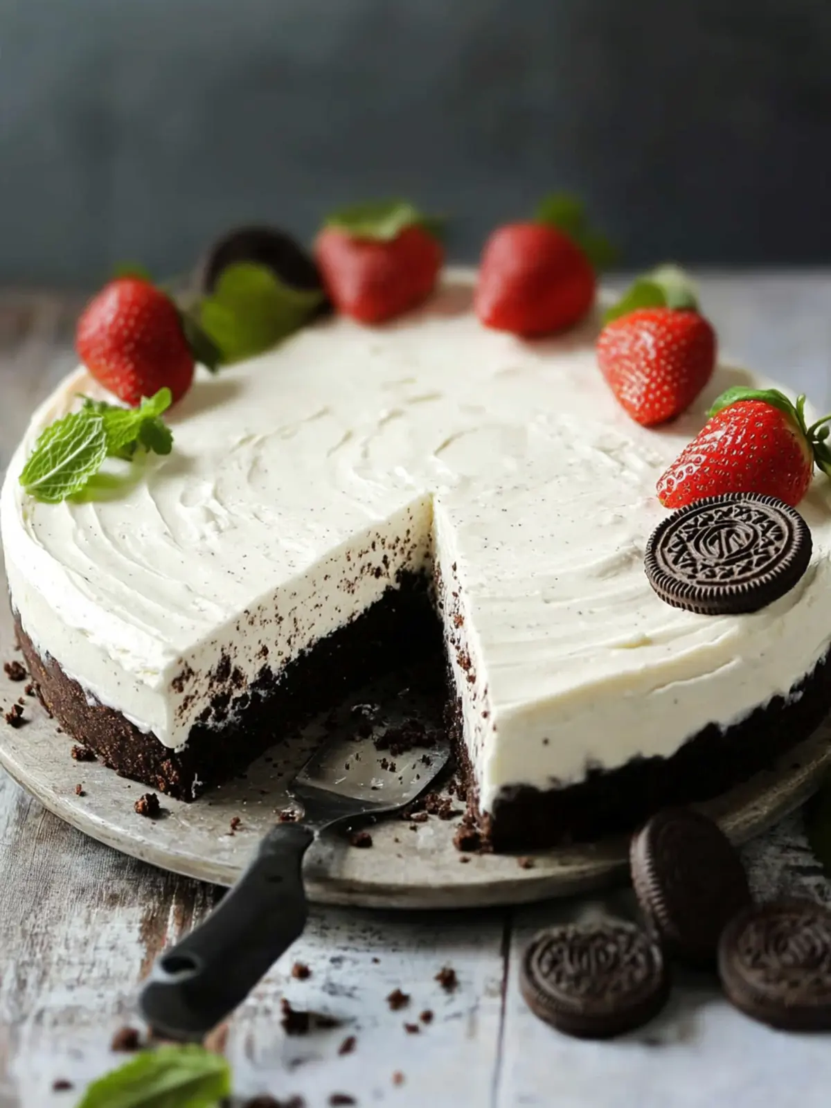 Delicious No Bake Oreo Crust Cheesecake for Easy Indulgence 2 No Bake Oreo Crust Cheesecake
