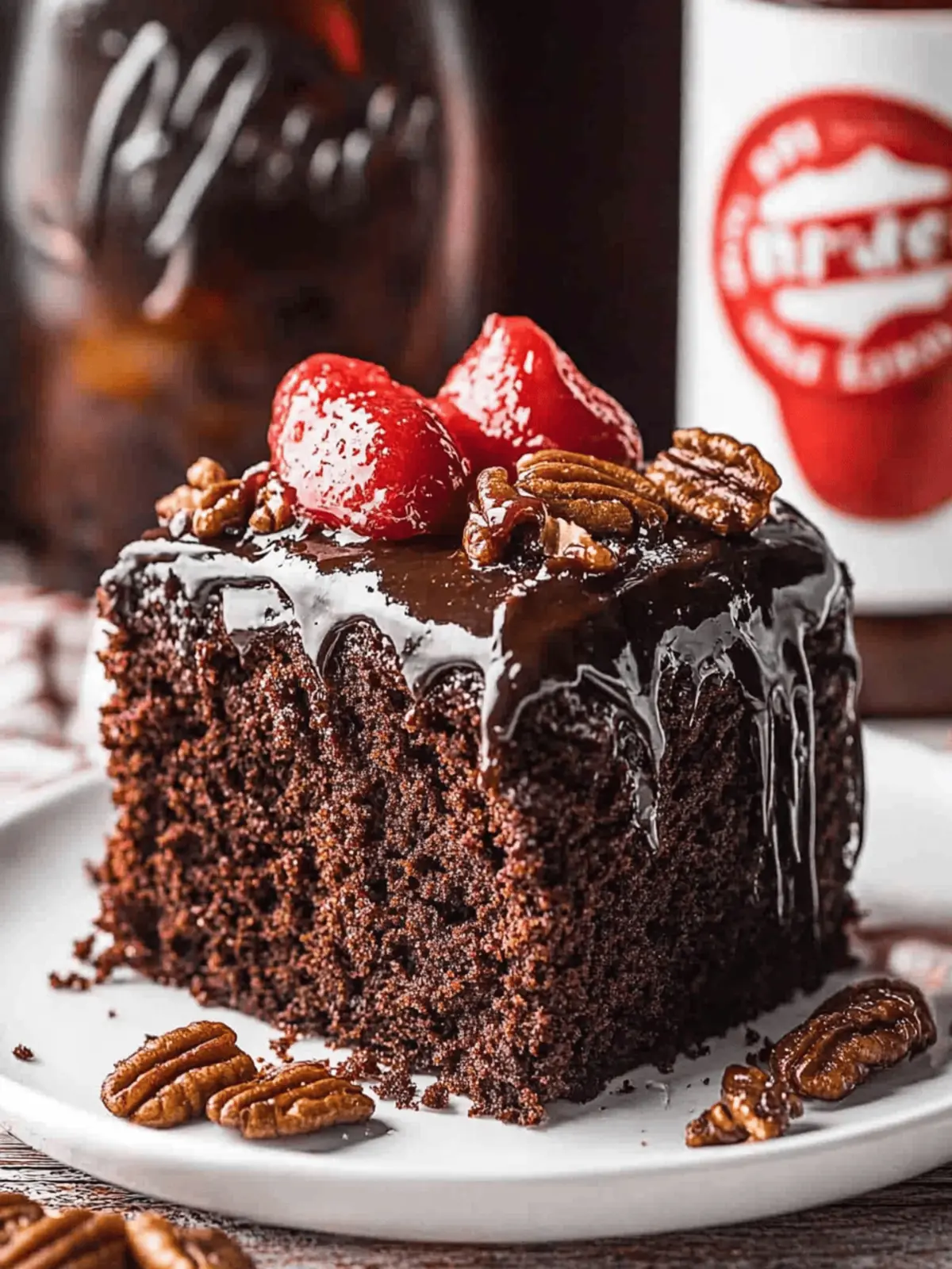 Irresistible Dr Pepper Cake with Spiced Pecan Topping 2 Dr Pepper Cake