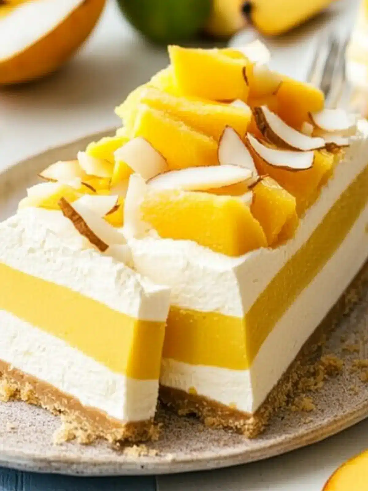 Mango Coconut Cheesecake That Will Wow Your Taste Buds 3 Mango Coconut Cheesecake