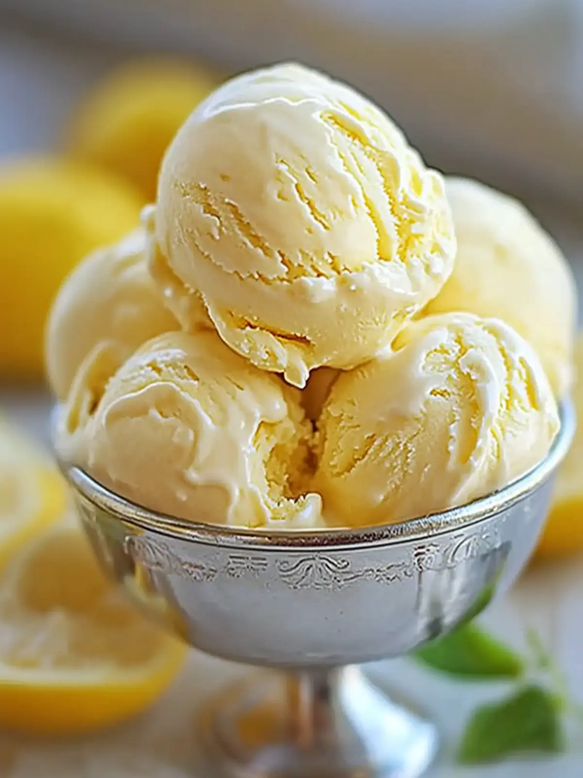 Creamy Lemon Custard Ice Cream for a Zesty Homemade Treat 3 Creamy Lemon Custard Ice Cream