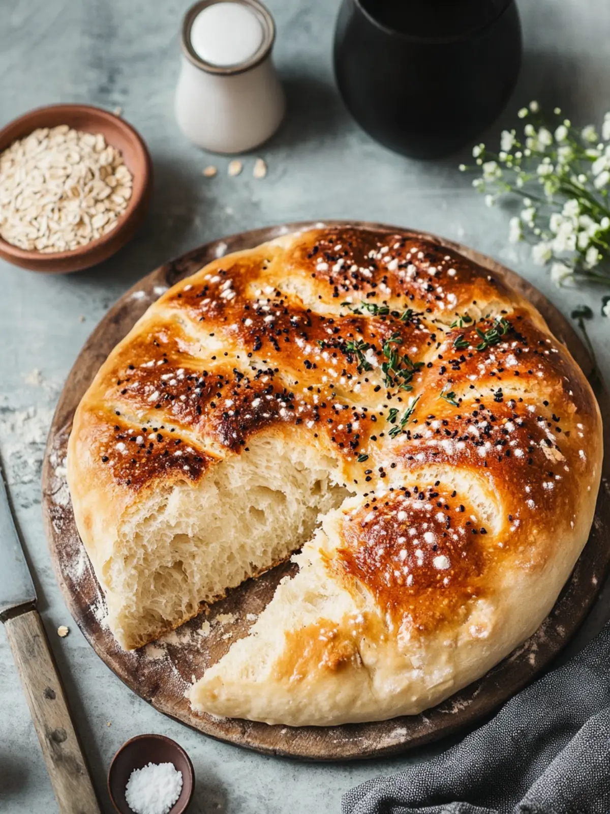 Delicious No Knead Turkish Bread You Can Make at Home 4 No Knead Turkish Bread