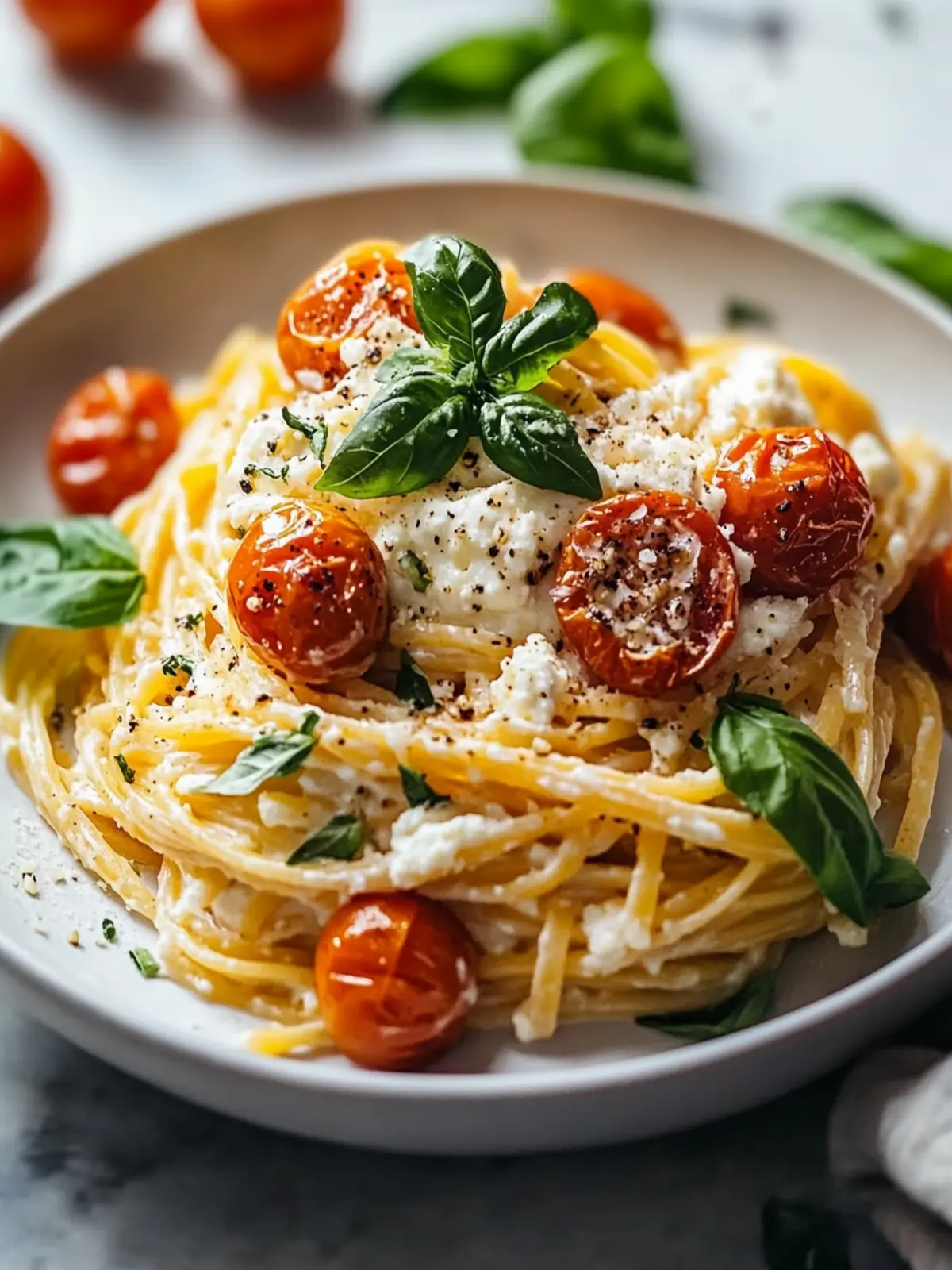 Savory Roasted Tomato and Garlic Ricotta Pasta for Cozy Nights 4 Roasted Tomato and Garlic Ricotta Pasta