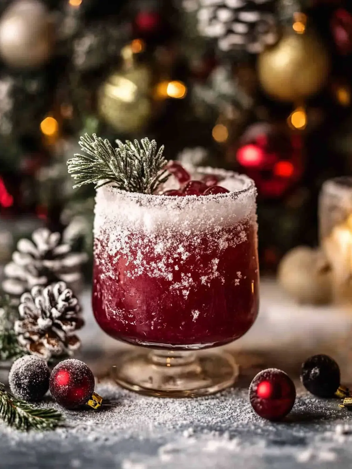 Frosted Mistletoe Margarita: Your Festive Party Showstopper 2 Frosted Mistletoe Margarita
