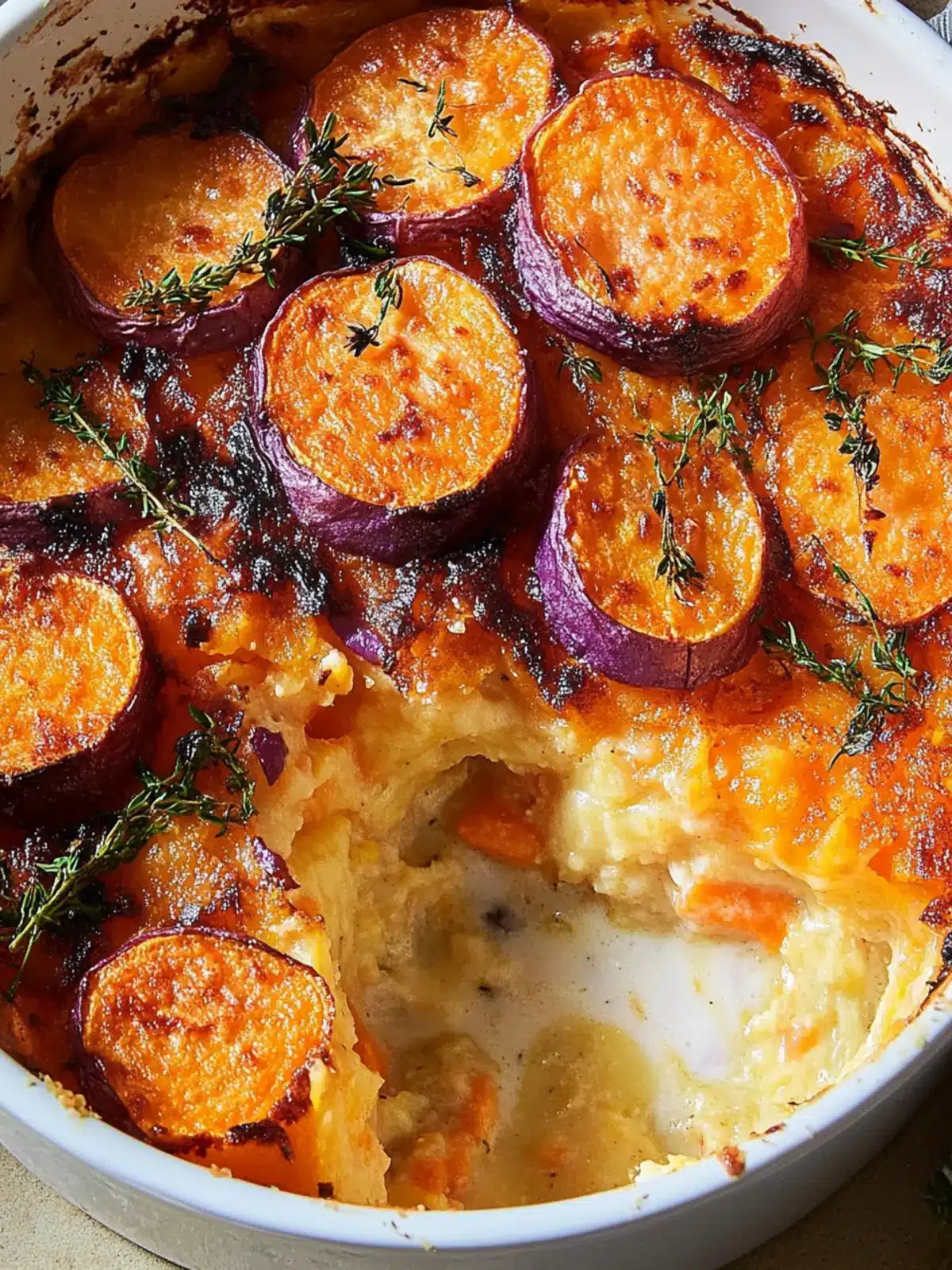 Irresistible Sweet Potato Gratin That Will Elevate Dinner! 2 Sweet Potato Gratin