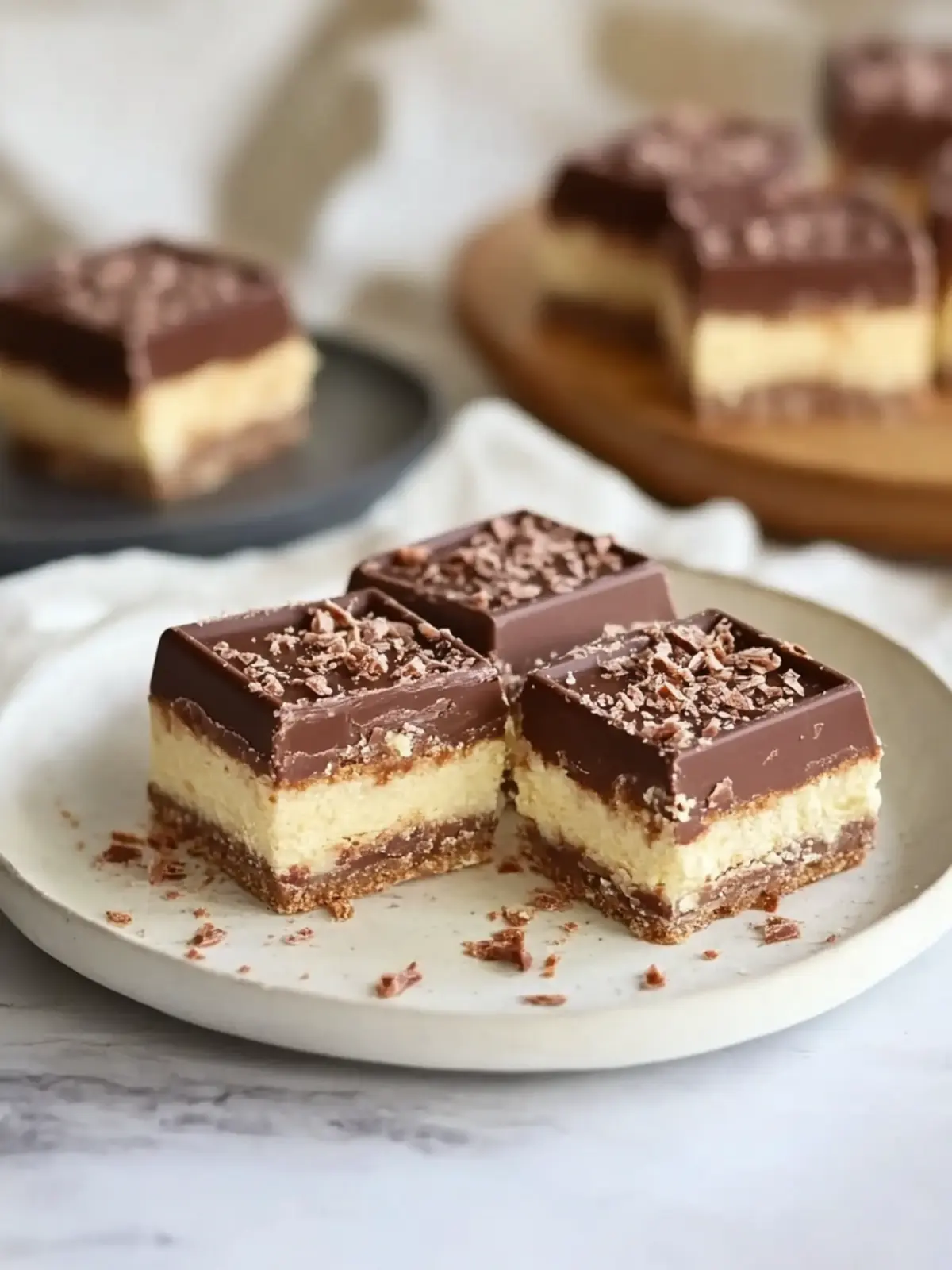 Decadent No Bake Kit Kat Squares for Quick Sweet Treats 3 No Bake Kit Kat Squares