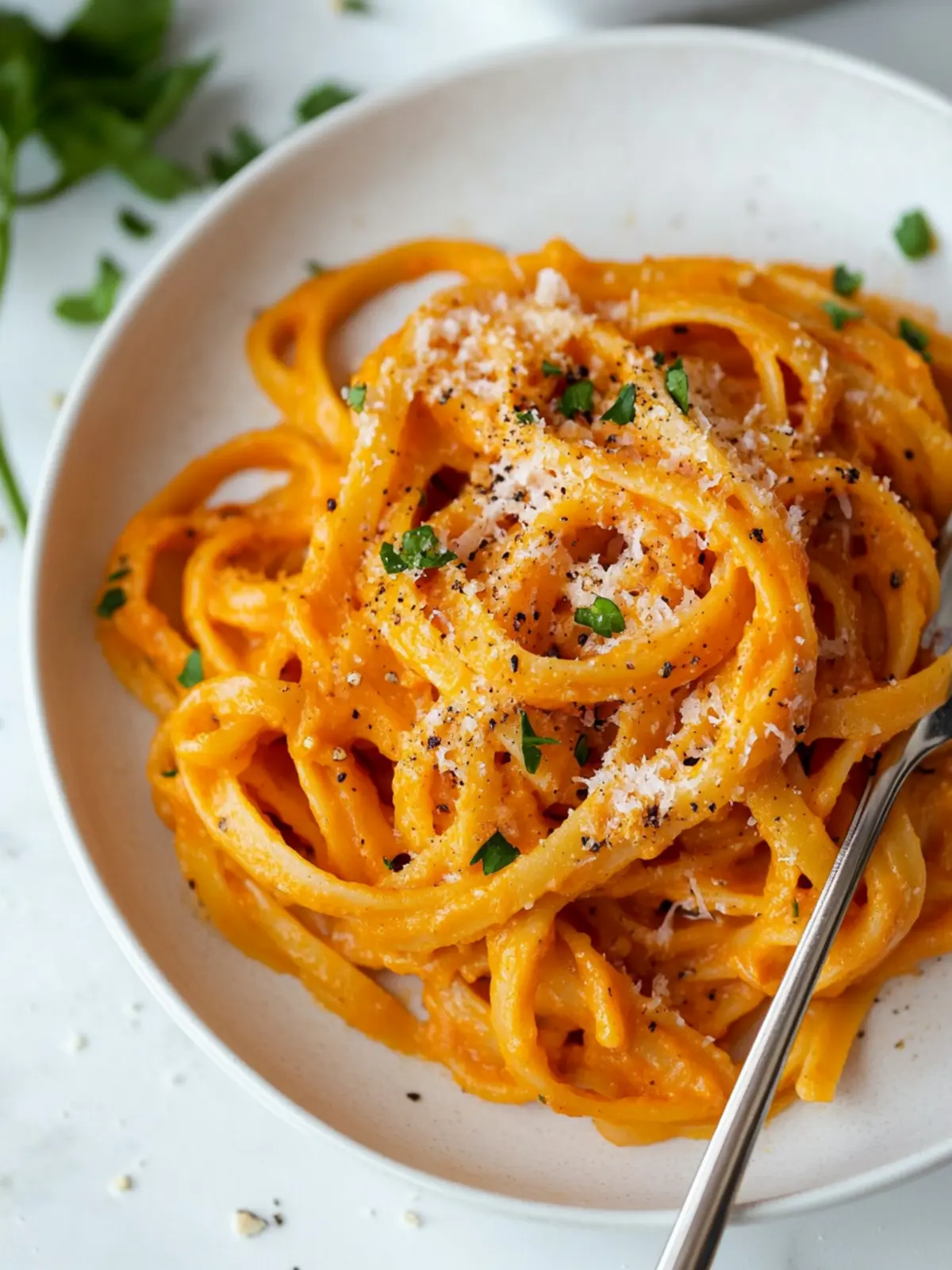Roasted Carrot Pasta Bliss: A Creamy Veggie Delight 2 Roasted Carrot Pasta