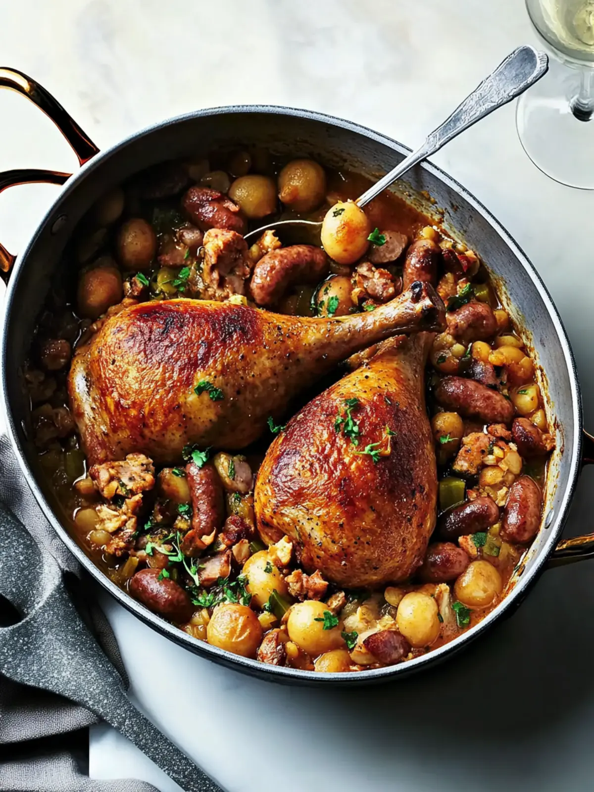 Easy Duck and Sausage Cassoulet to Warm Your Heart 3 Easy duck and sausage cassoulet