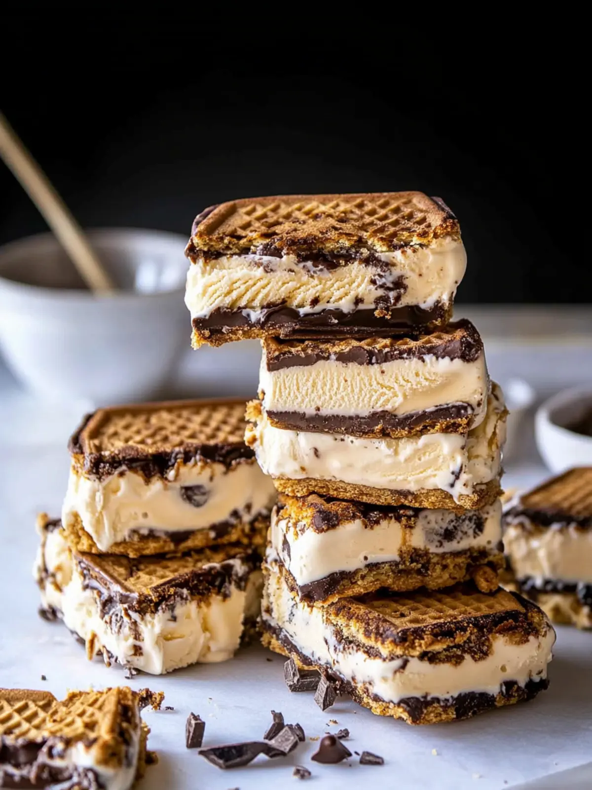 Toasted S'mores Ice Cream Sandwiches for Sweet Summer Bliss 2 Toasted S mores Ice Cream Sandwiches