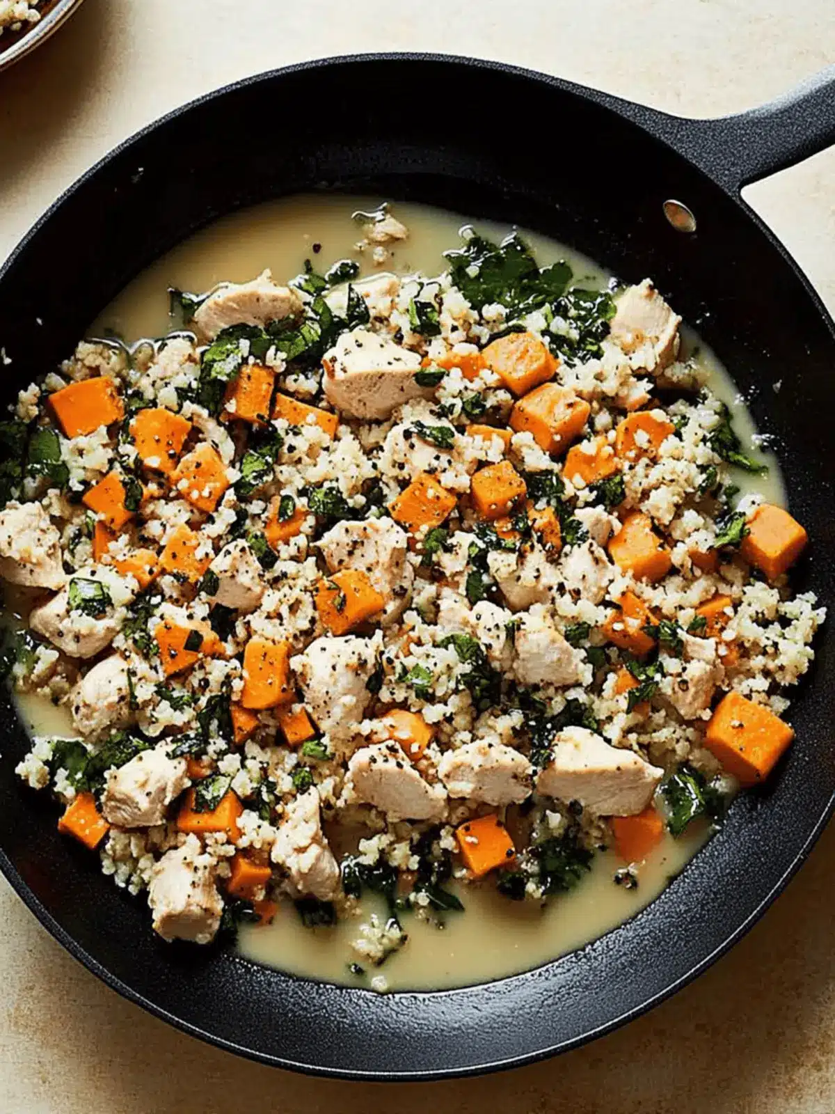 Fragrant Coconut Chicken and Sweet Potato Skillet Delight 4 Fragrant Coconut Chicken and Sweet Potato