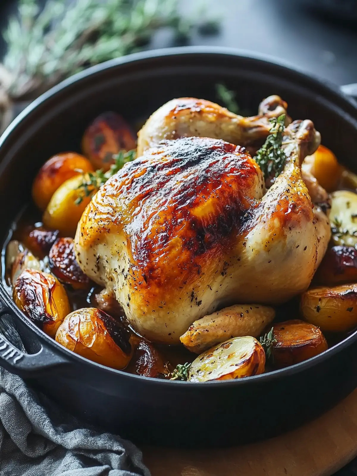 Savory Easy Roast Chicken with Caramelized Veggies Delight 3 Easy Roast Chicken
