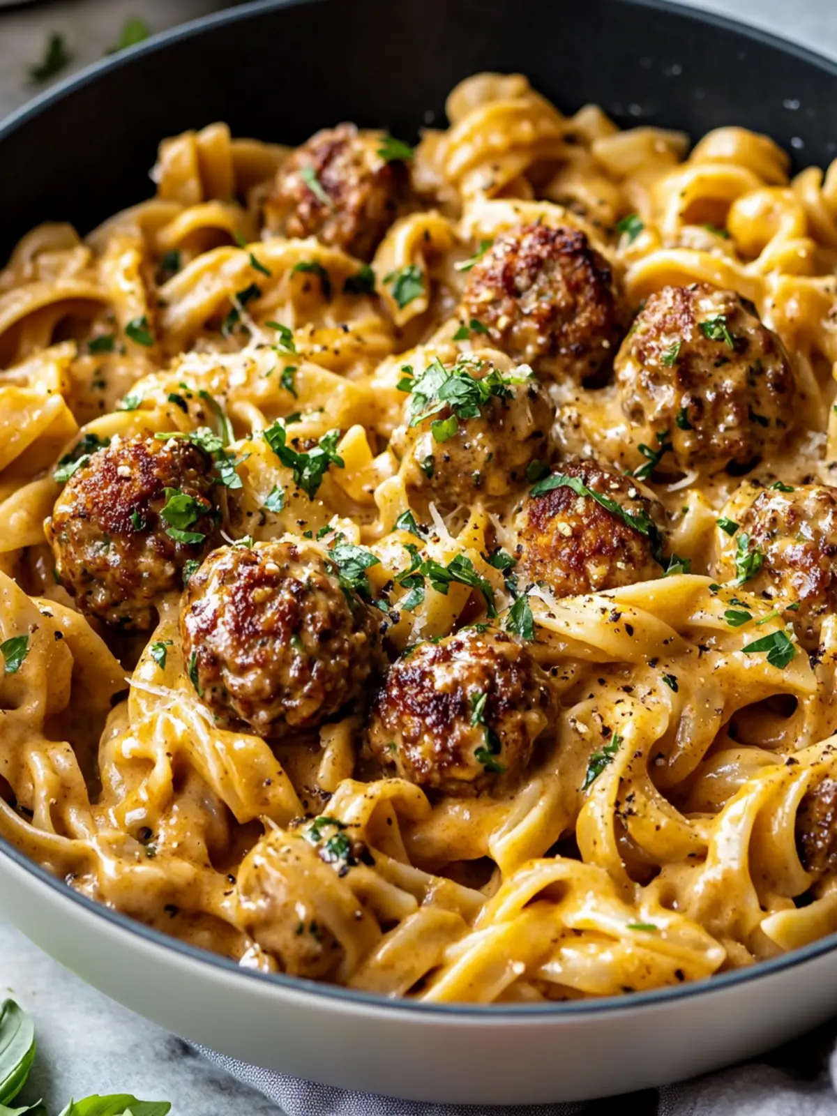 One Pot Creamy Cajun Beef Meatball Pasta for Cozy Nights 3 One Pot Creamy Cajun Beef Meatball Pasta