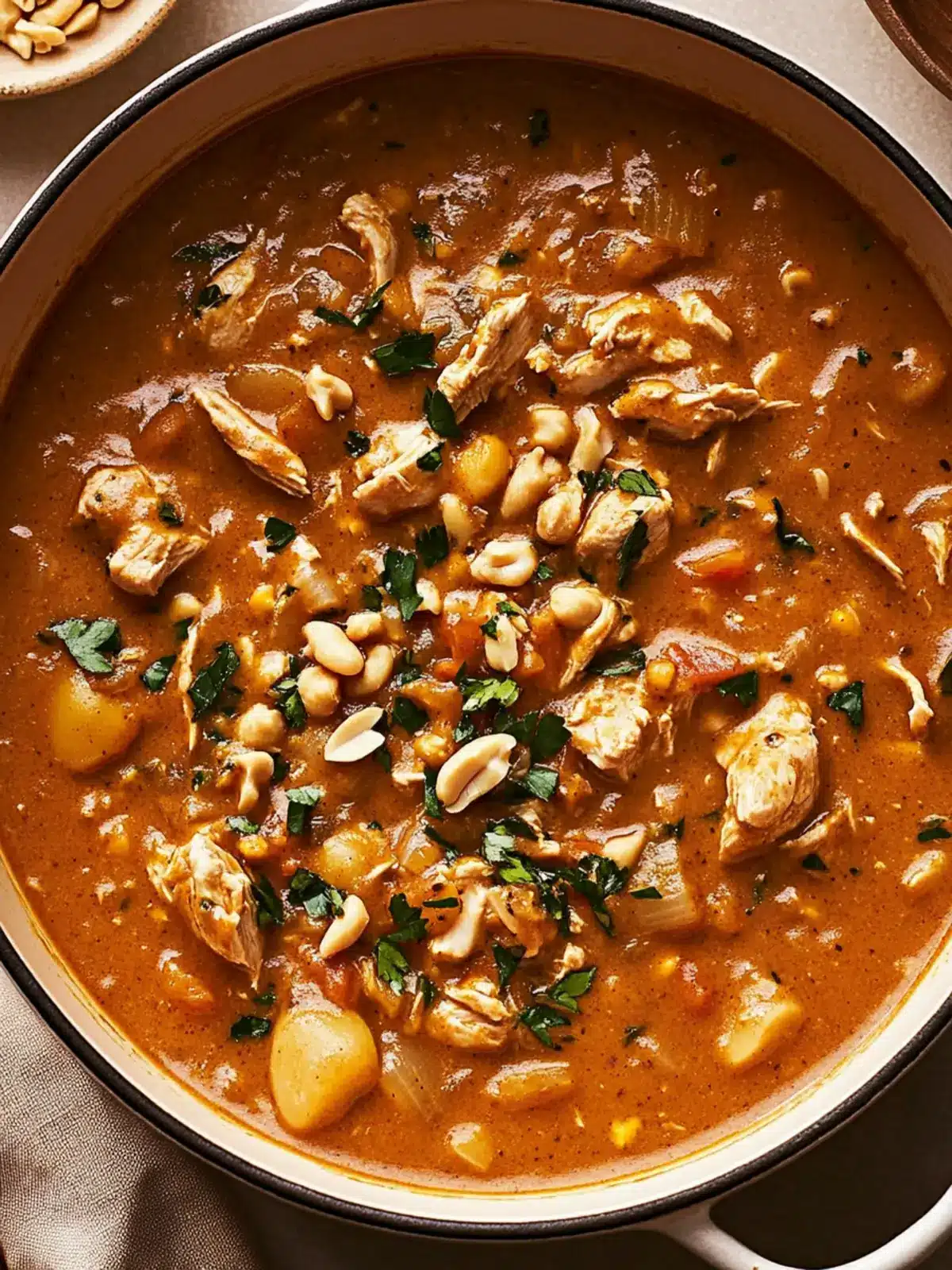 West African-Inspired Chicken & Peanut Stew for Cozy Nights 3 West African-Inspired Chicken & Peanut Stew