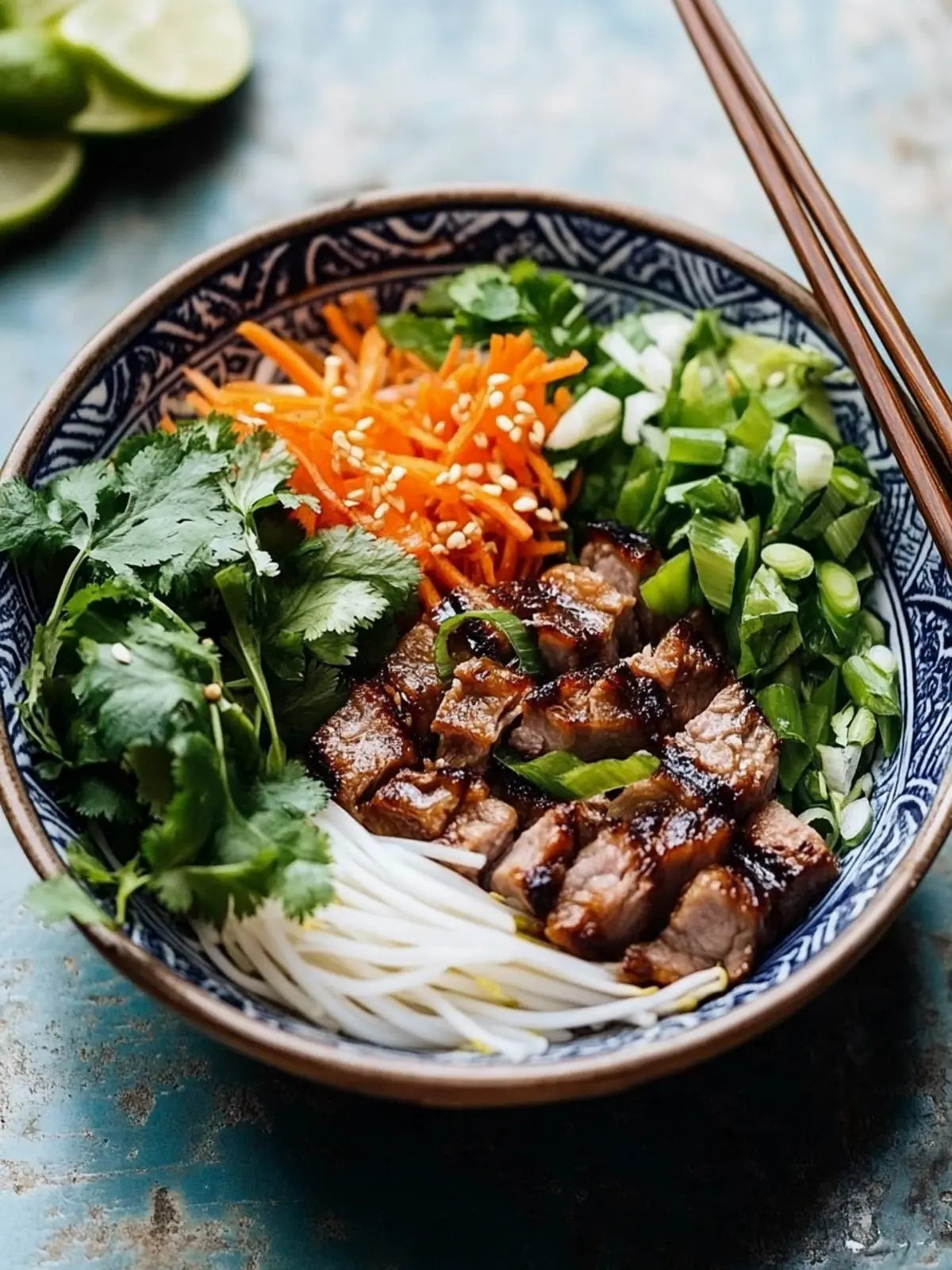 Savory Vietnamese Grilled Pork Noodle Bowl Bún Thá»t Nưá»ng Delight 4 Vietnamese Grilled Pork Noodle Bowl Bún Thá»t Nưá»ng