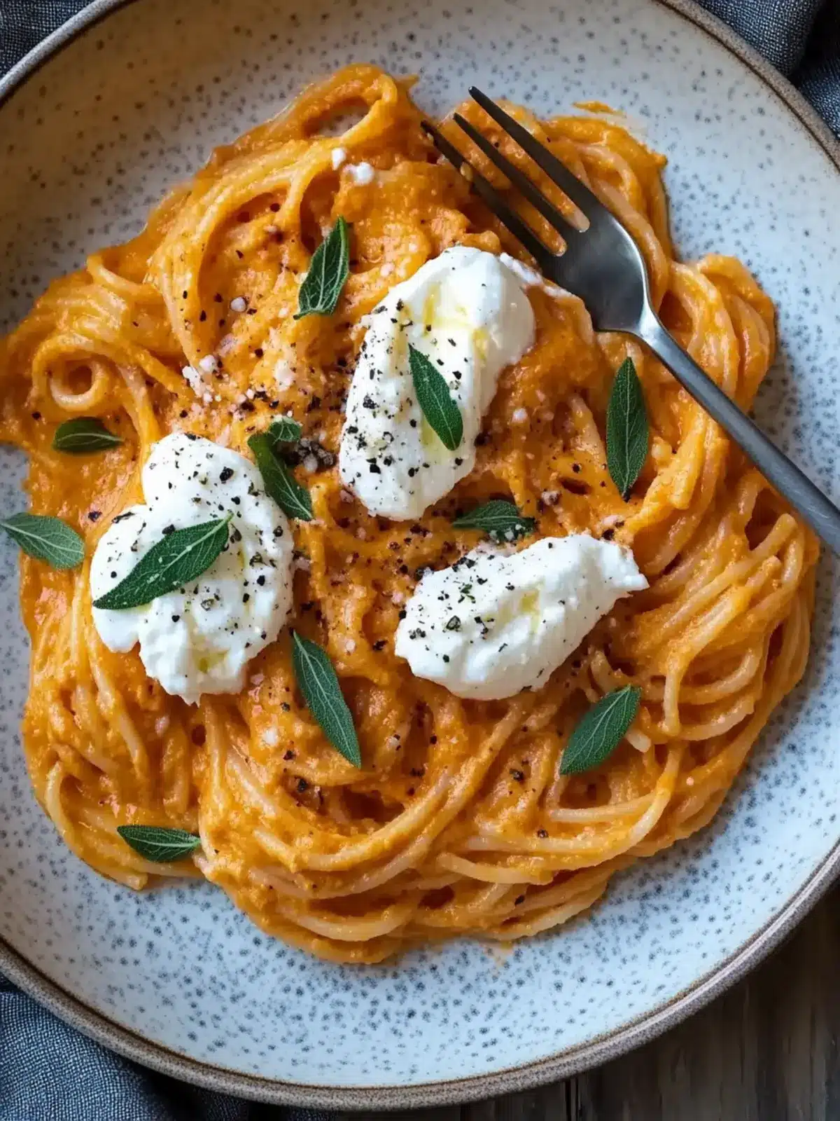 Creamy Red Pepper Pasta with Burrata and Fresh Herbs Delight 4 Creamy Red Pepper Pasta with Burrata and Herbs