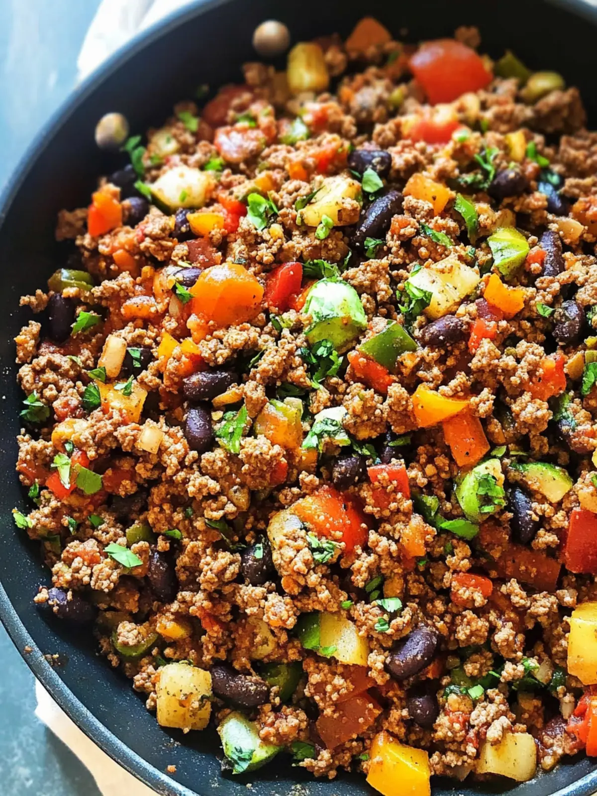 Ground Beef Dinner Skillet: Quick, Healthy & Flavor-Packed! 2 Ground Beef Dinner Skillet