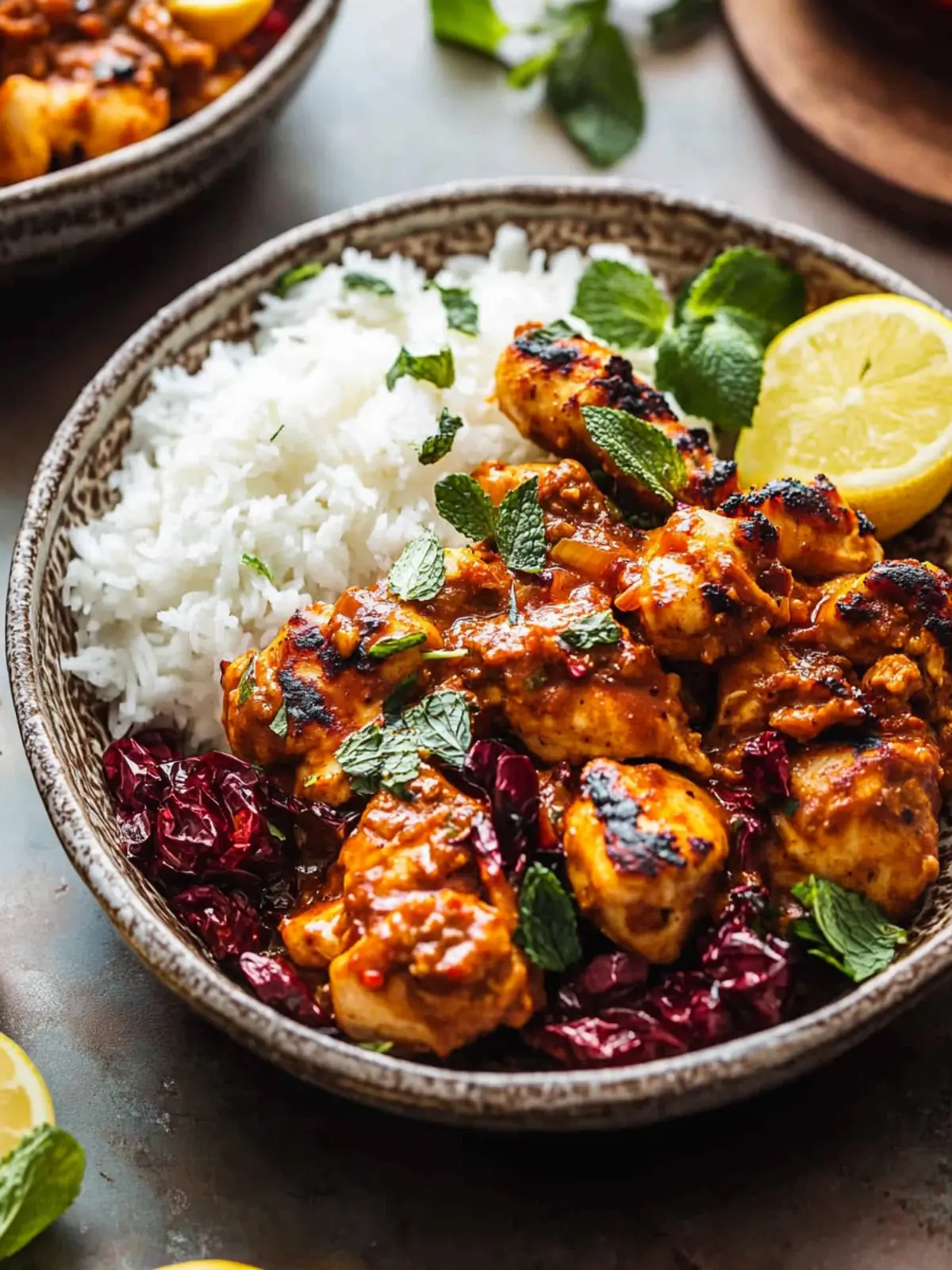 30 Minute Harissa Butter Chicken with Pomegranate Bliss 3 30 Minute Harissa Butter Chicken