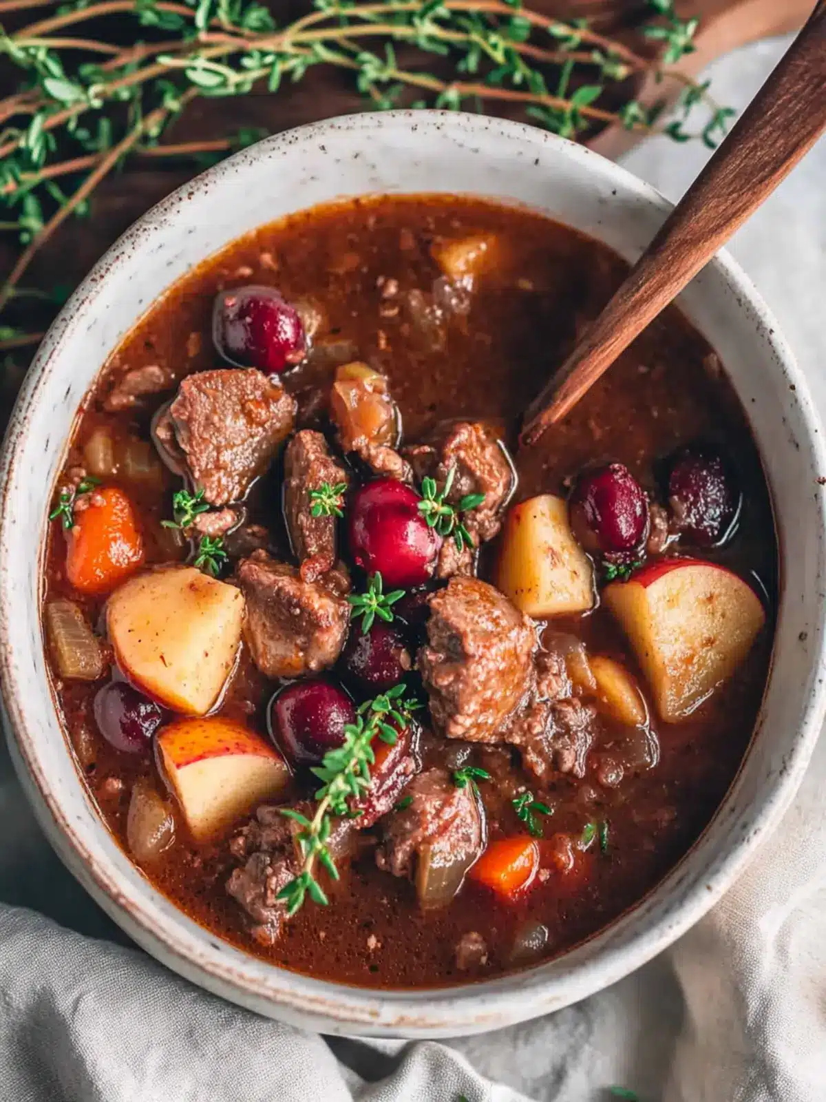 Cranberry Apple Beef Stew That's Perfect for Cozy Nights 3 Cranberry Apple Beef Stew