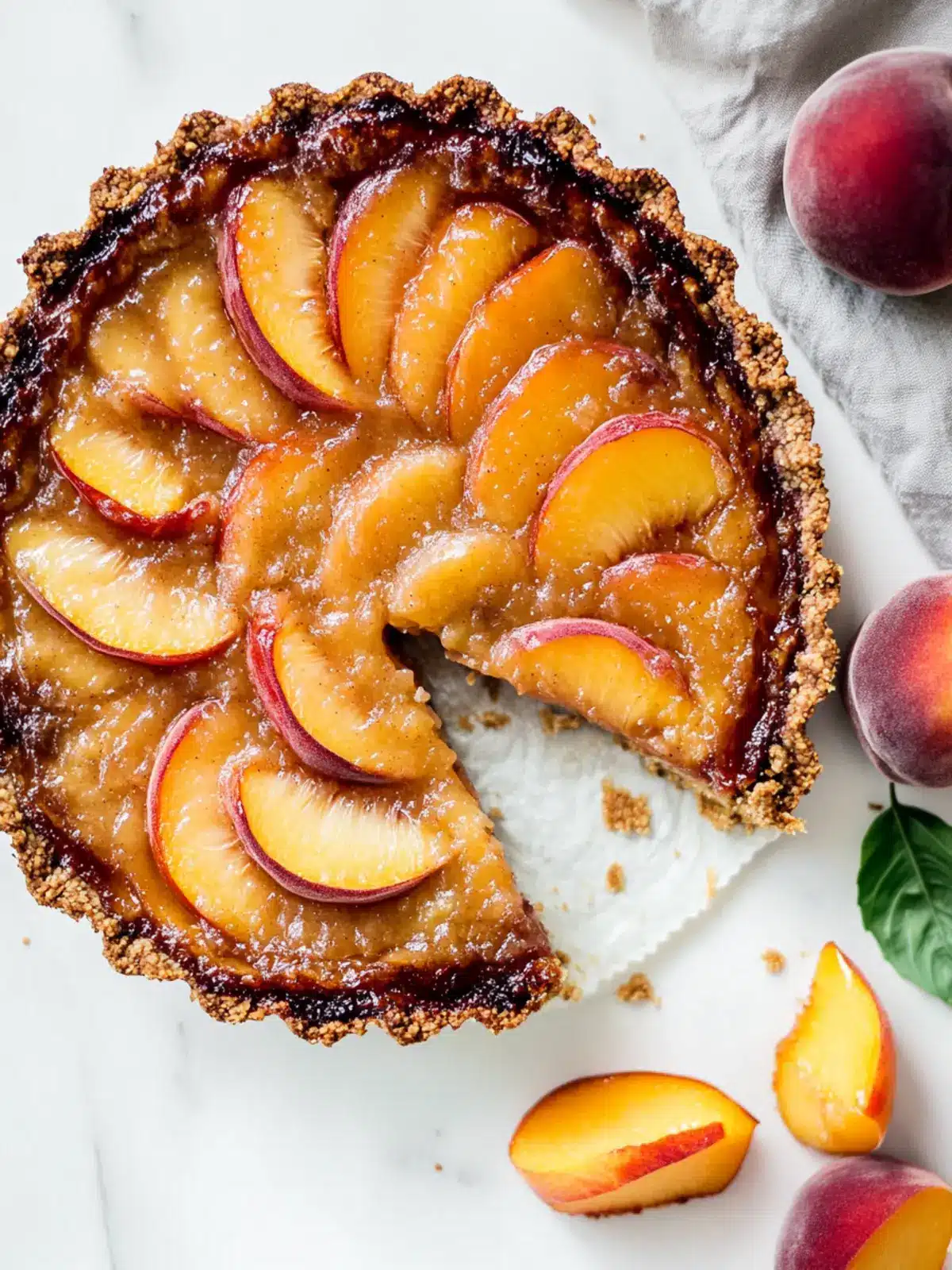 Discover the Joy of Spiced Miso Peach Tart Today! 2 Spiced Miso Peach Tart