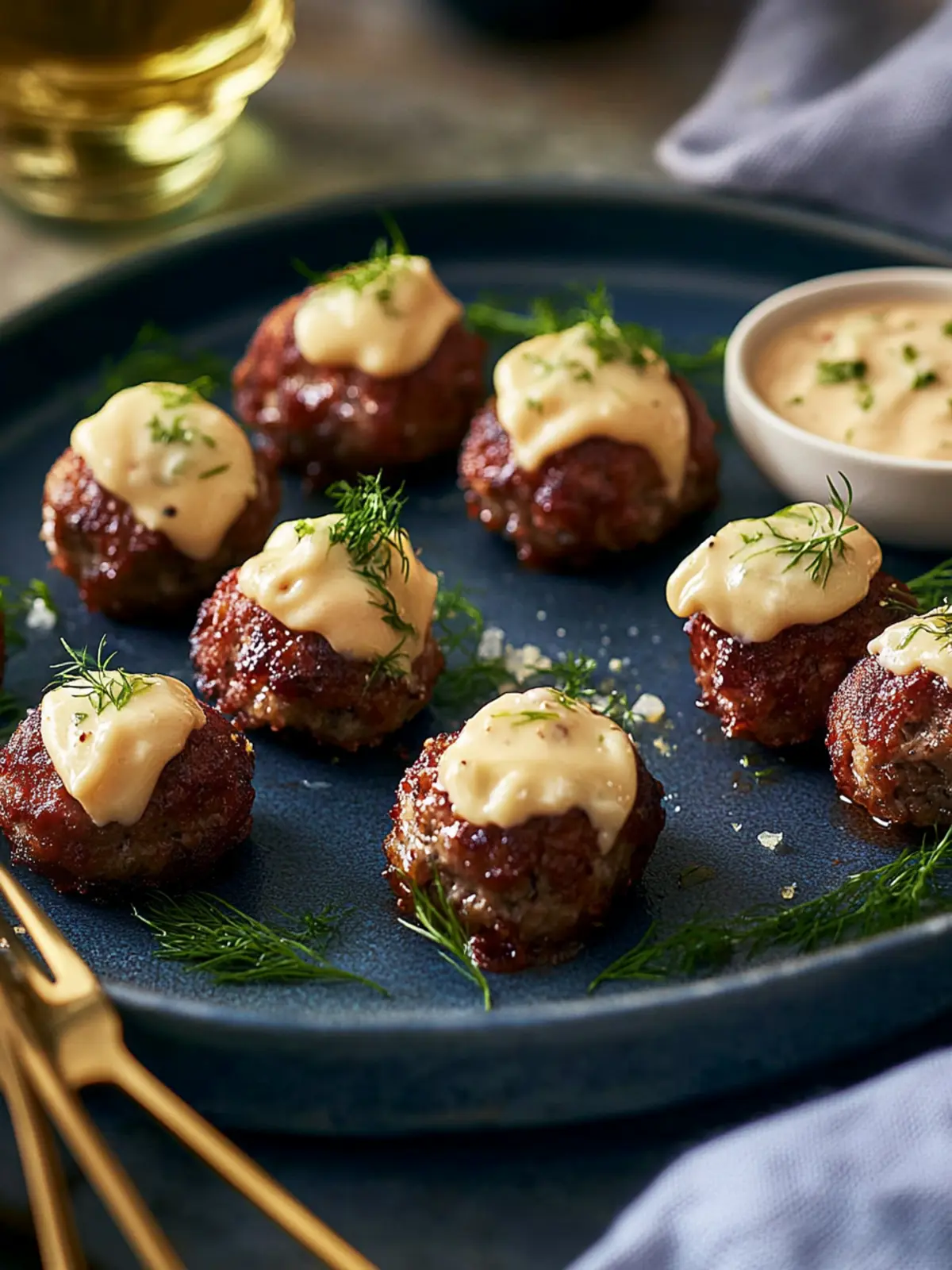 Mouthwatering Wagyu Cheeseburger Balls with Dipping Sauce 2 Wagyu cheeseburger balls with dipping sauce