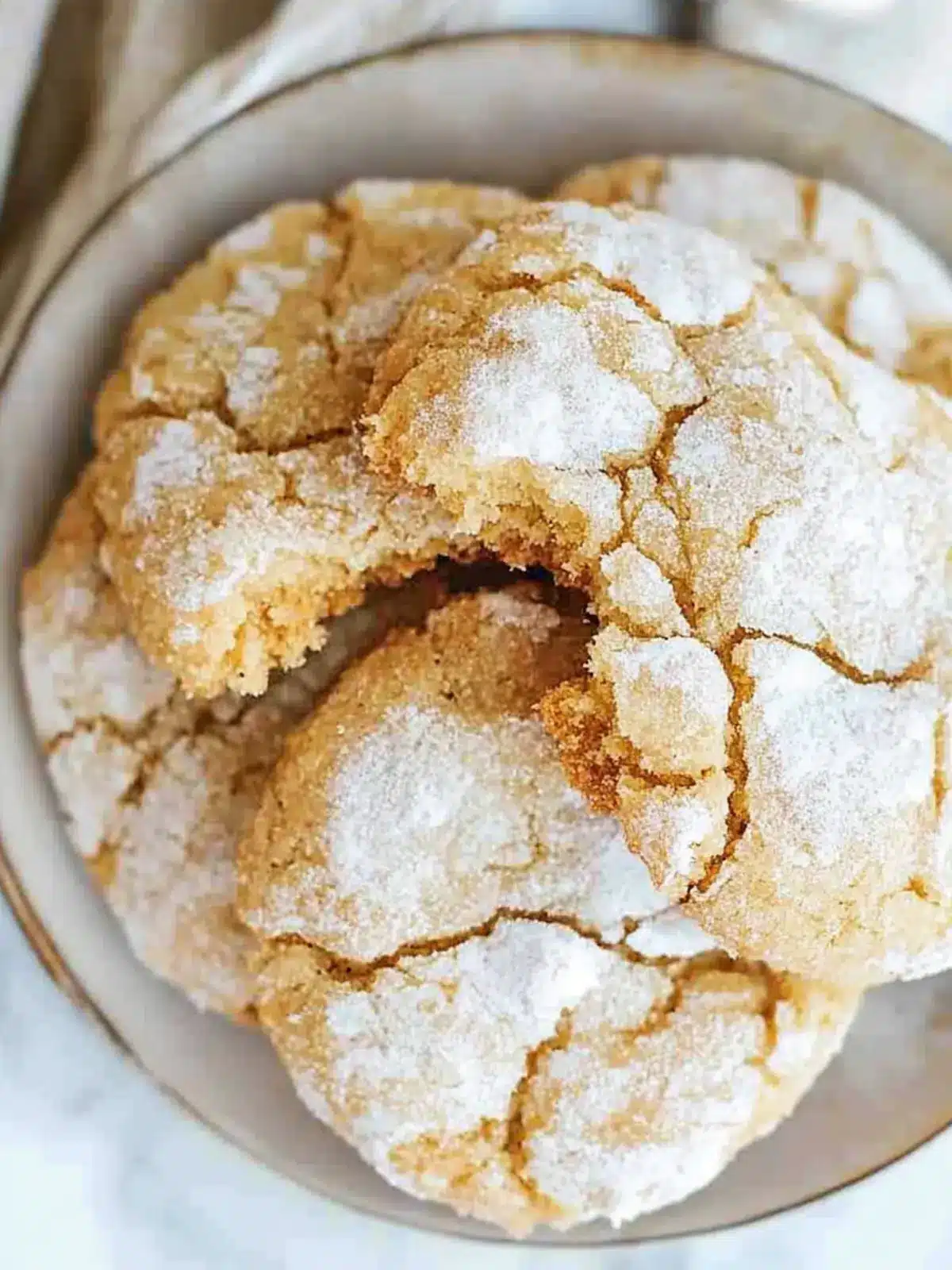 Brown Butter Cinnamon Crinkle Cookies that Melt in Your Mouth 3 Brown Butter Cinnamon Crinkle Cookies