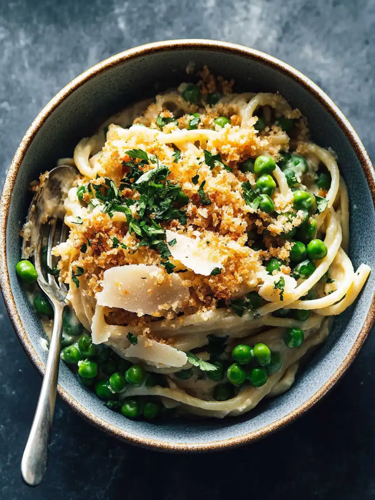 Garlic Cream Bucatini with Peas and Asparagus: A Dreamy Delight 2 Garlic Cream Bucatini with Peas and Asparagus