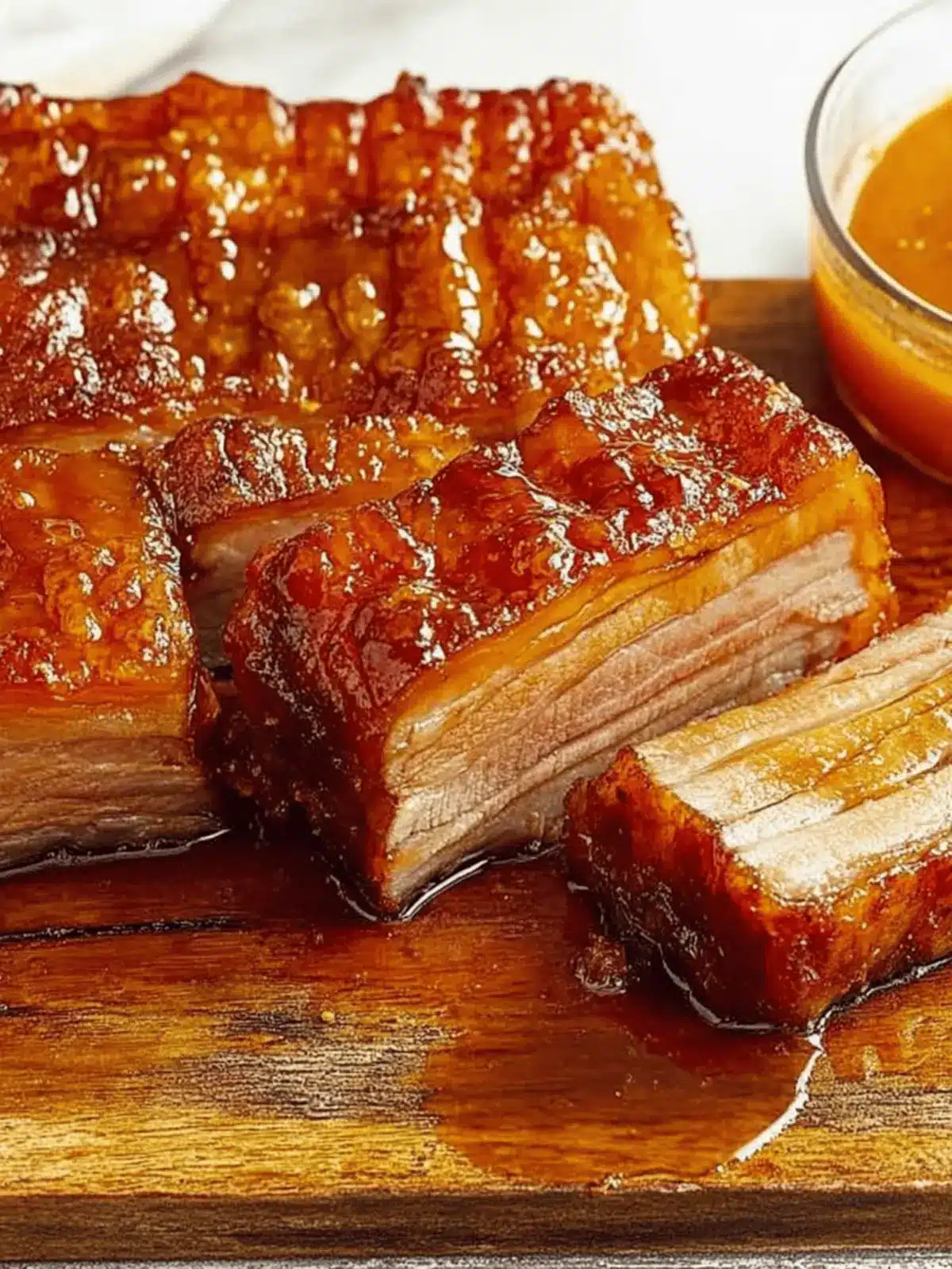 Glazed Pork Belly: The Ultimate Crispy Roast Recipe 2 Glazed pork belly
