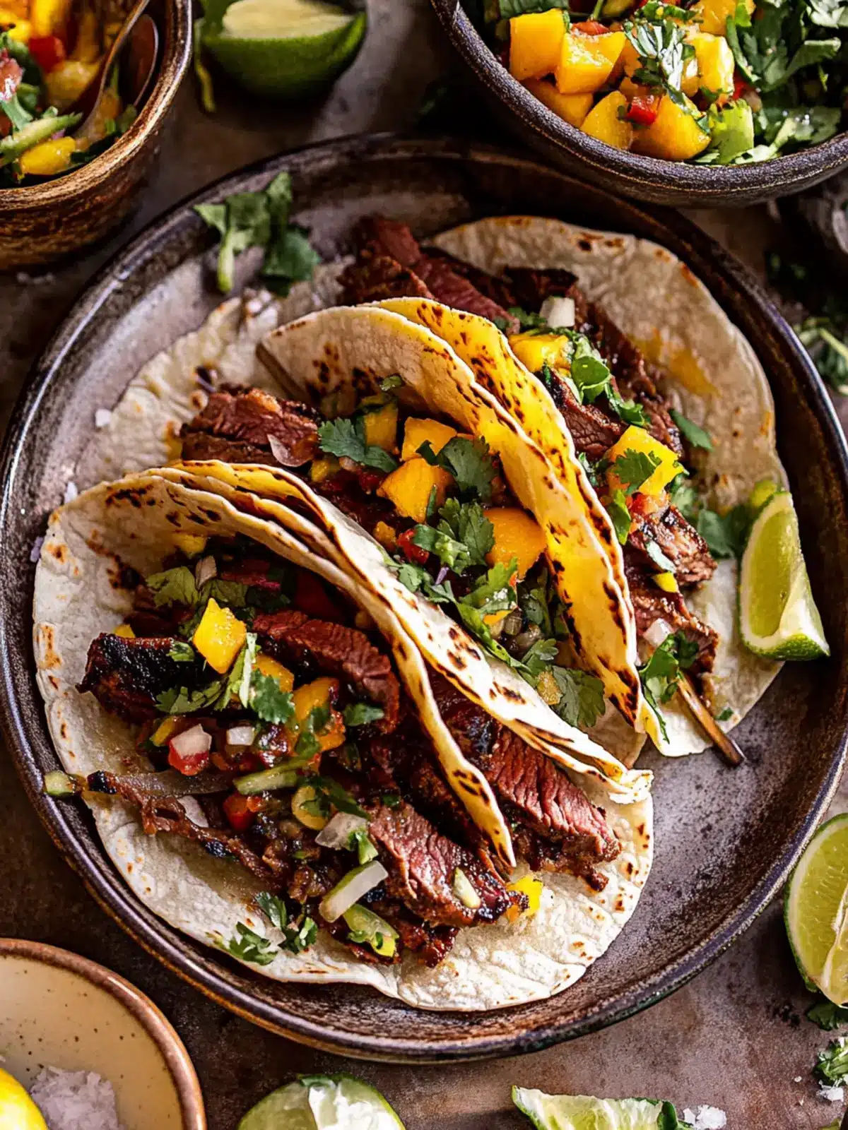 Savor Sheet Pan Chipotle Steak Tacos with Mango Salsa Today 2 Sheet Pan Chipotle Steak Tacos with Mango Salsa