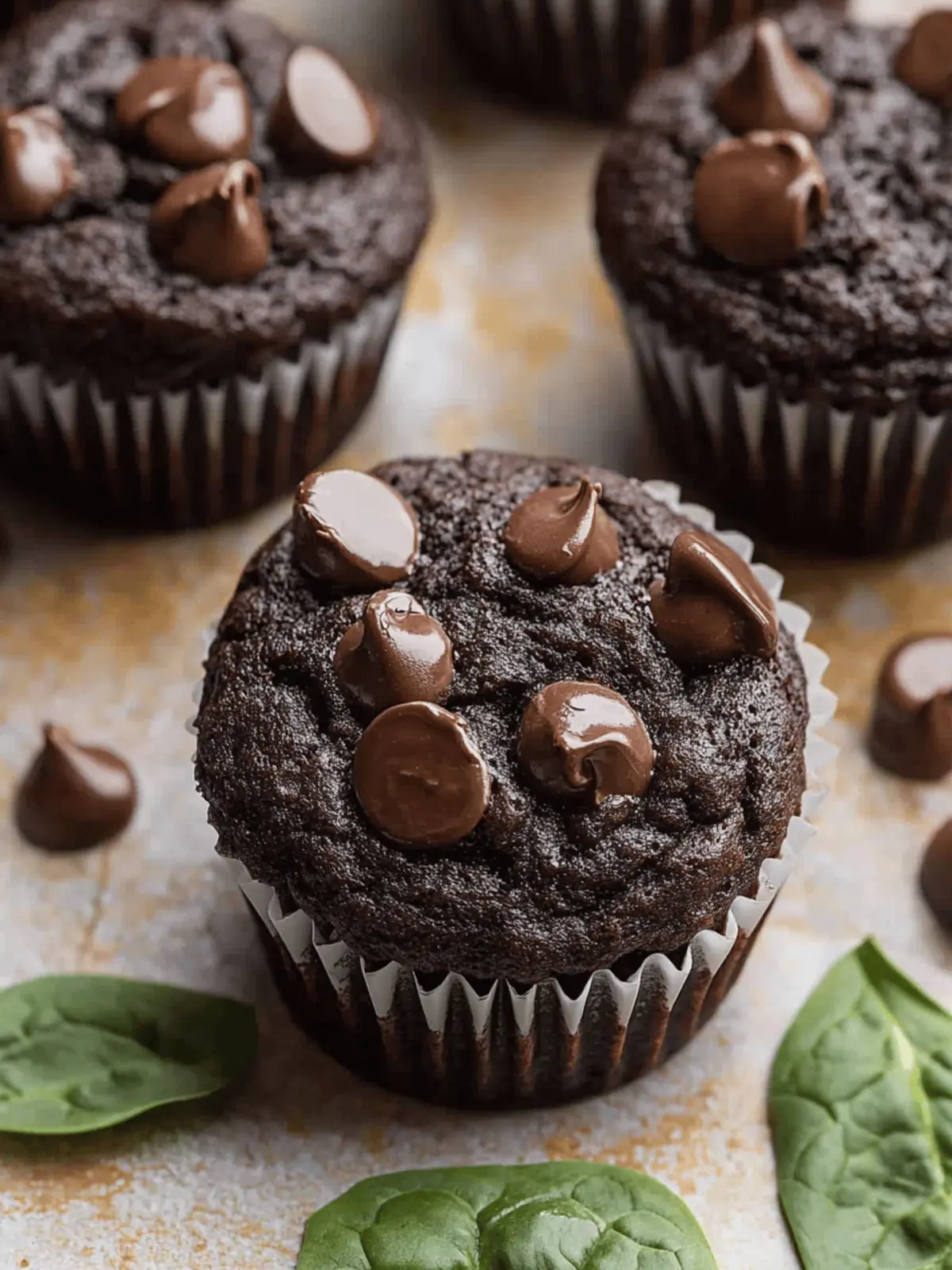 Delicious Chocolate Spinach Muffins You ll Crave Daily 4 Chocolate Spinach Muffins