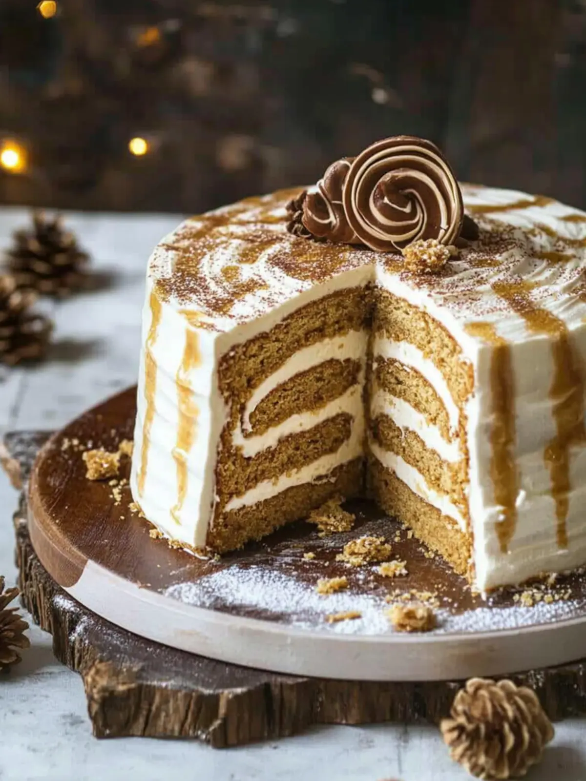 Gingerbread Bûche de Noël: A Cozy Holiday Showstopper 3 Gingerbread Bûche de Noël