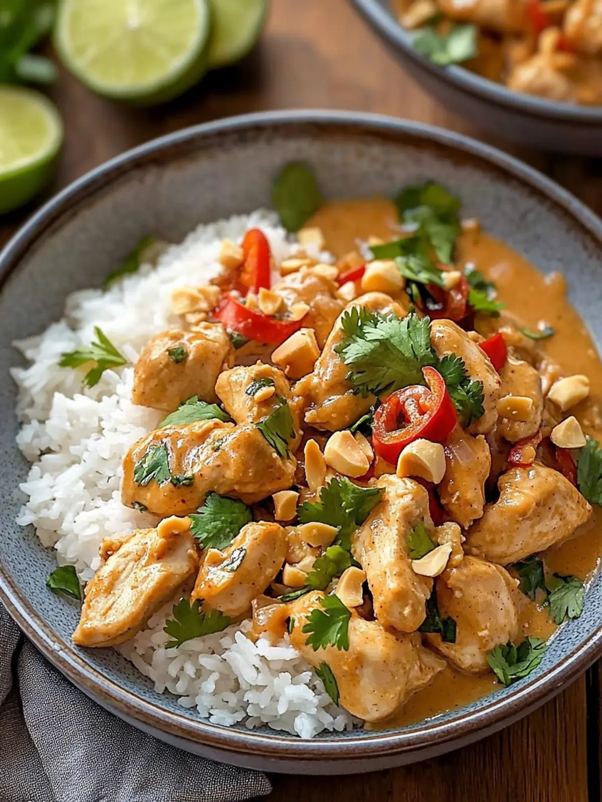 Thai Peanut Chicken Dish That's Better Than Takeout! 4 Thai Peanut Chicken Dish