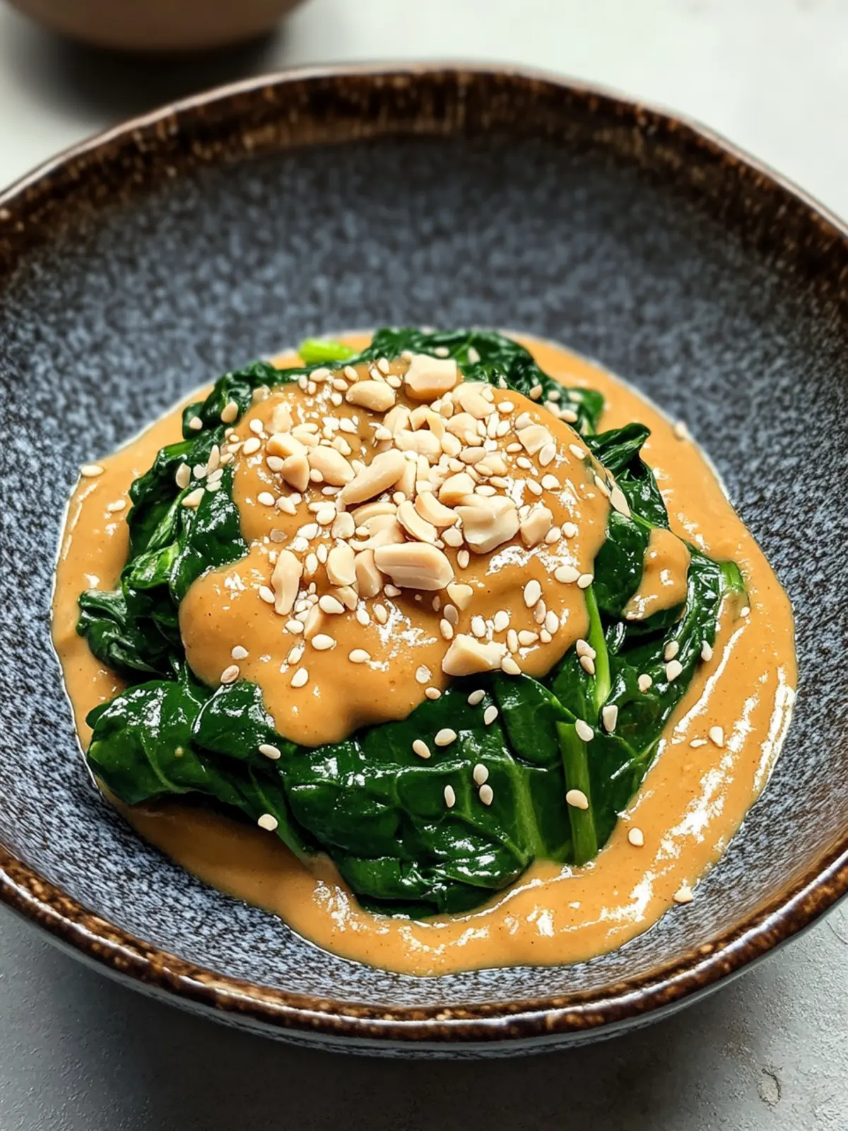 Spinach Gomae: Refreshing Spinach with Sweet Peanut Sauce 2 Spinach Gomae (Spinach with Sweet Peanut Sauce)