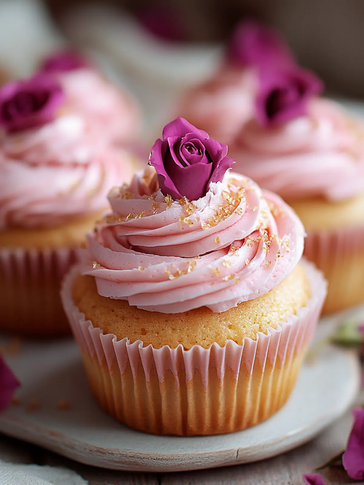 Deliciously Magical Rosewater Cupcakes for Any Occasion 3 Magical Rosewater Cupcakes