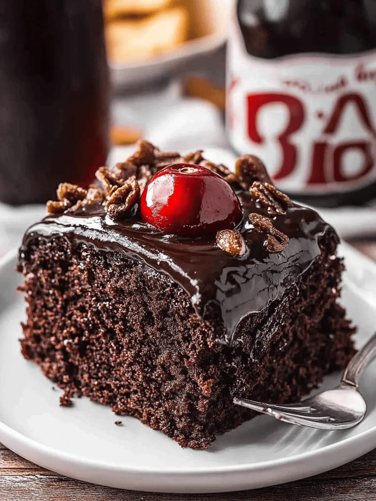 Irresistible Dr Pepper Cake with Spiced Pecan Topping 4 Dr Pepper Cake