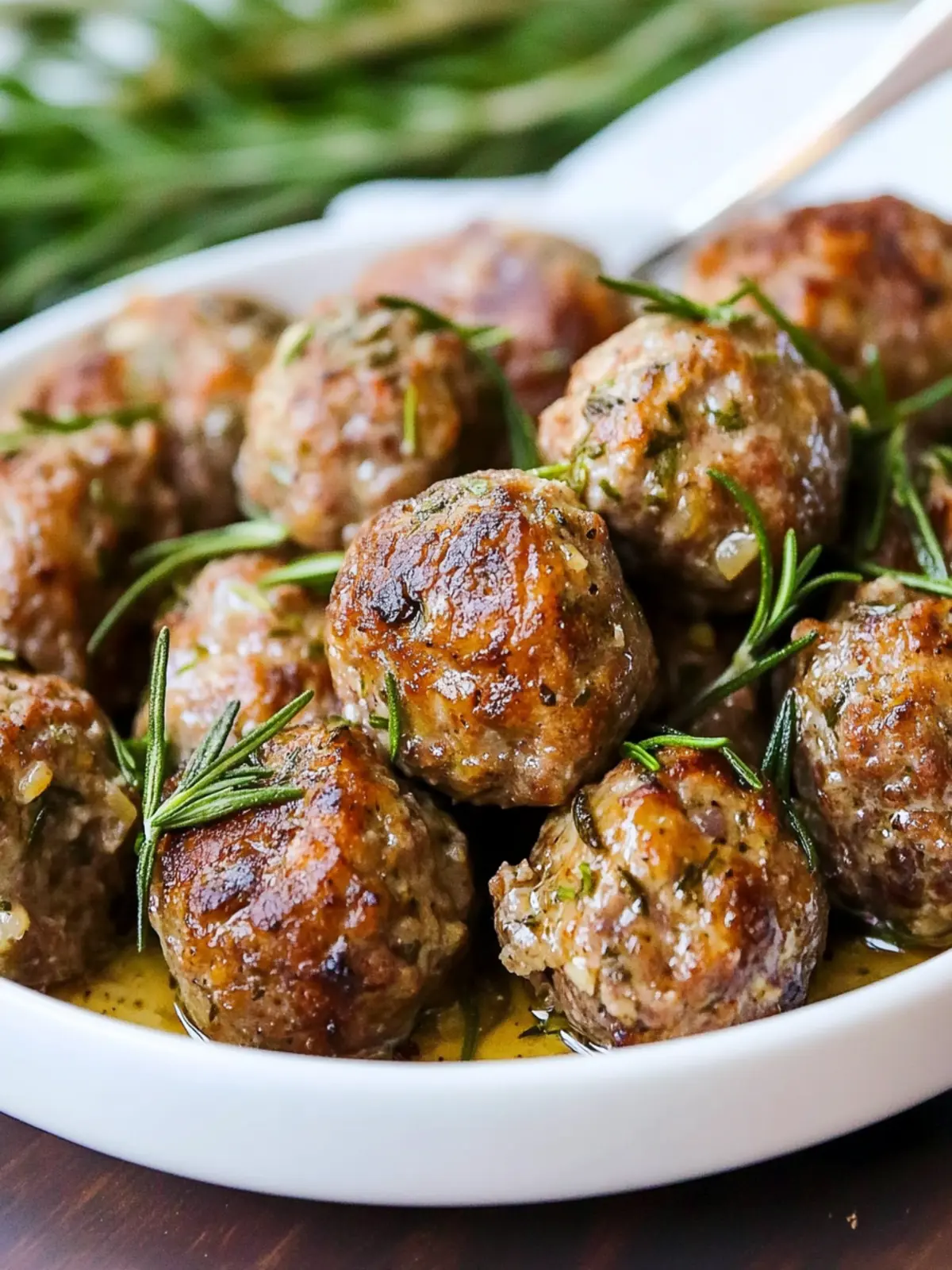 Savory Garlic Rosemary Whole30 Meatballs You Must Try! 2 Garlic Rosemary Whole 30 Meatballs