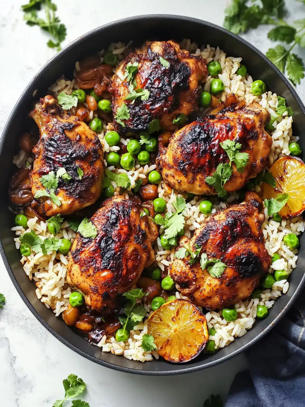 One-Pot Jerk Chicken with Rice & Peas: Flavorful Comfort Awaits 2 One-Pot Jerk Chicken with Rice & Peas