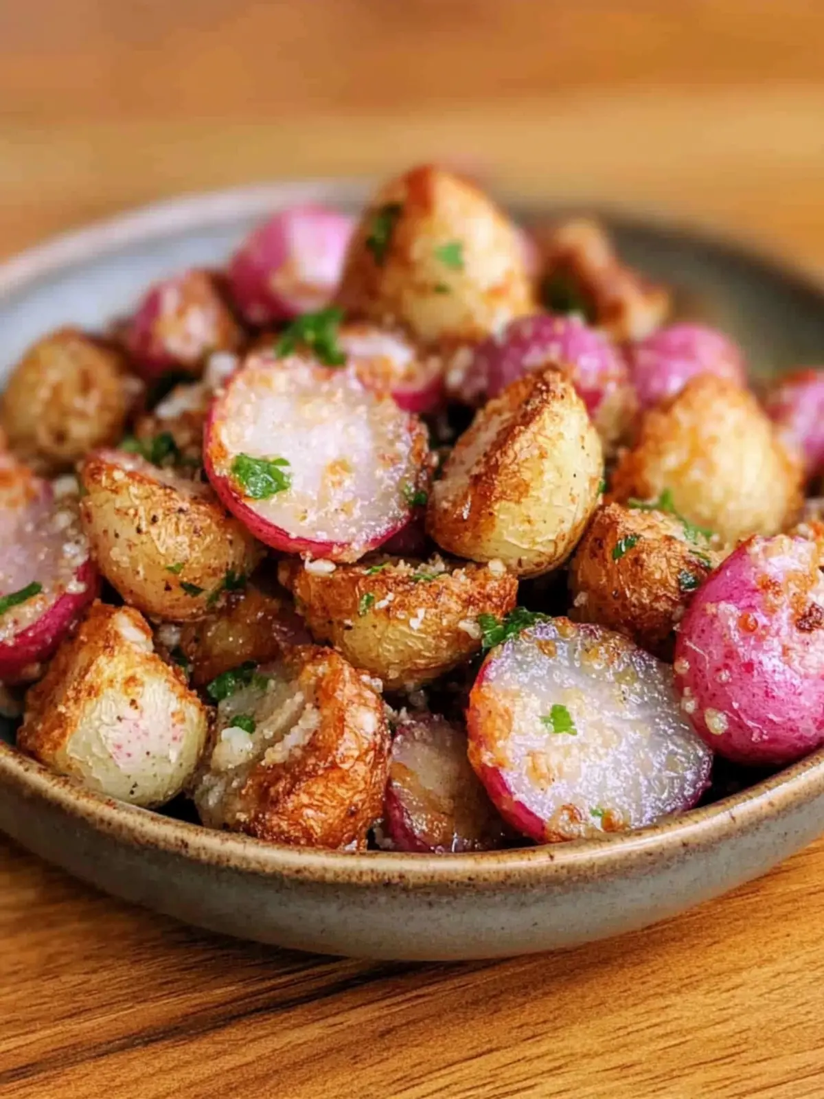Garlic Parmesan Air Fryer Roasted Radishes: A Savory Delight 3 Garlic Parmesan Air Fryer Roasted Radishes