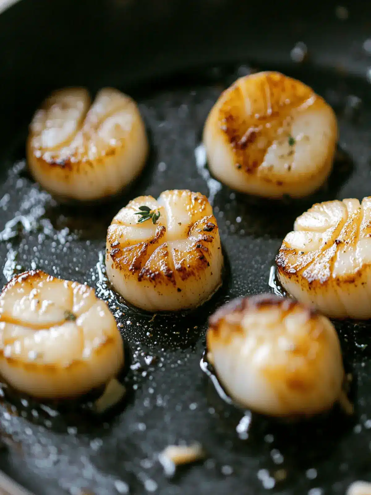 Perfect Pan Seared Scallops with Irresistible Parsley Butter 4 Perfect Pan Seared Scallops