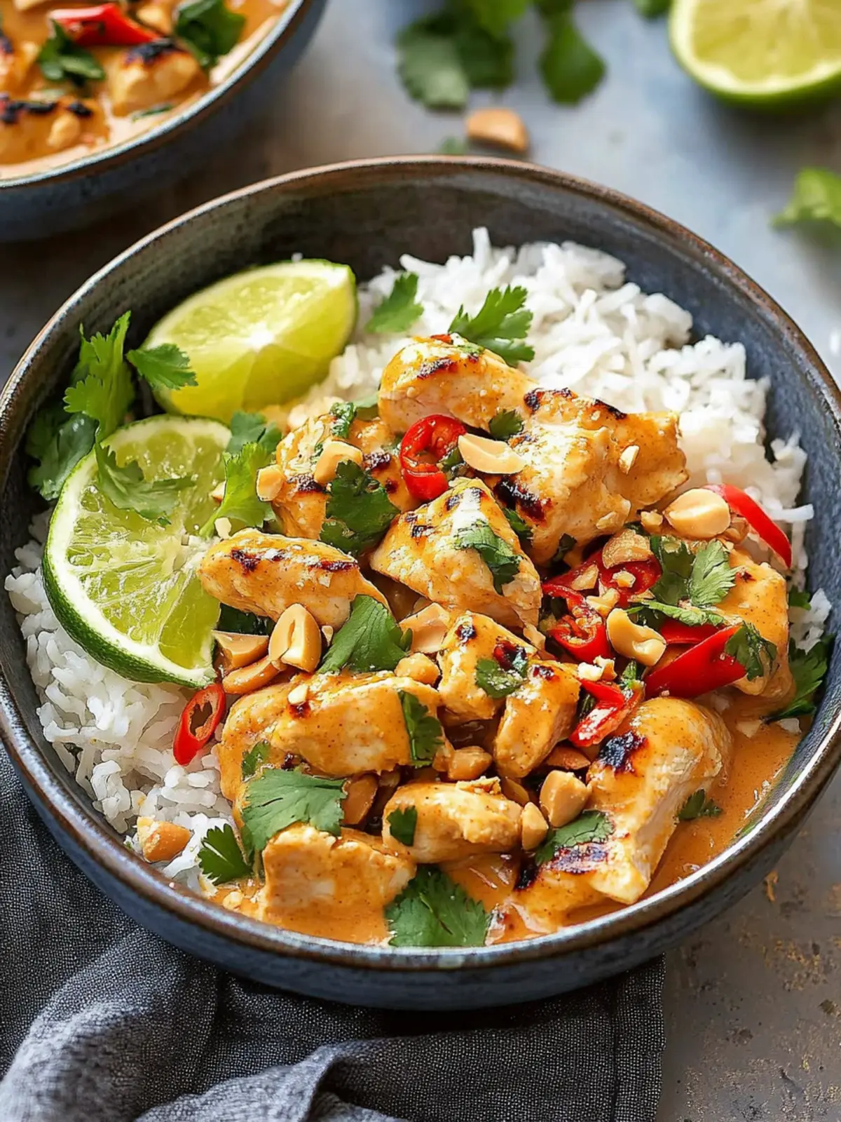 Thai Peanut Chicken Dish That's Better Than Takeout! 3 Thai Peanut Chicken Dish