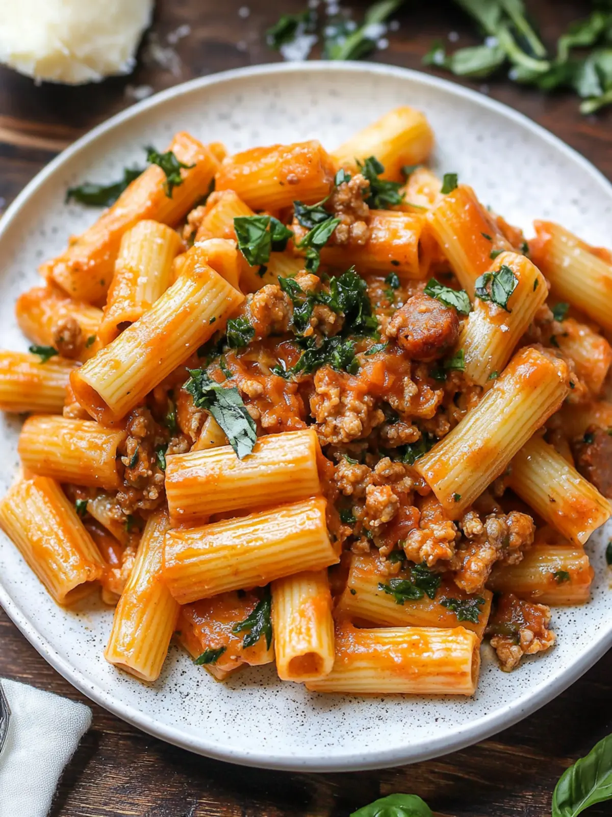 Creamy Sausage Rigatoni That's Easy, Comforting, and Delicious 2 Creamy Sausage Rigatoni